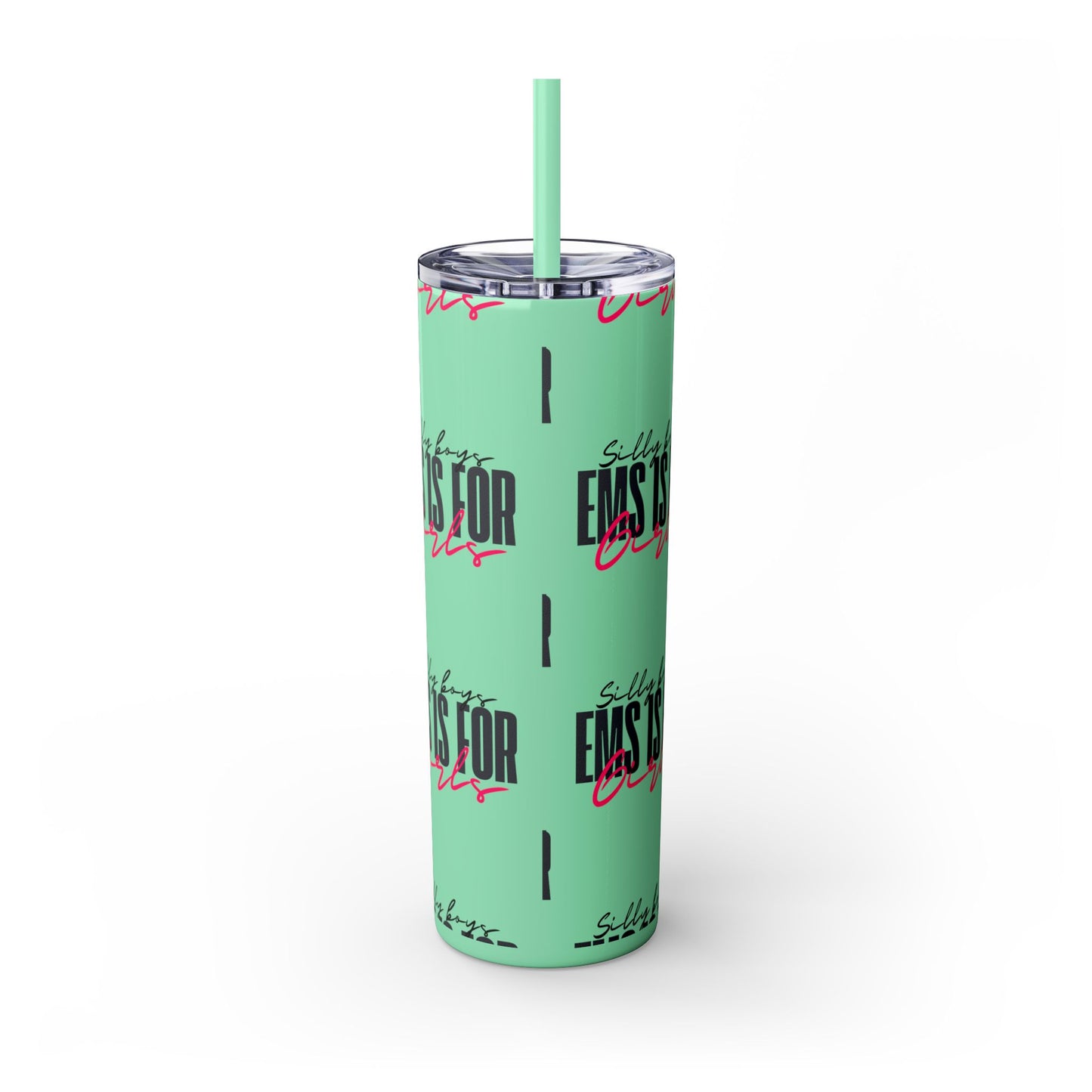 Silly Boys Skinny Tumbler with Straw, 20oz - Perfect Gift for EMT & Paramedics Celebrations