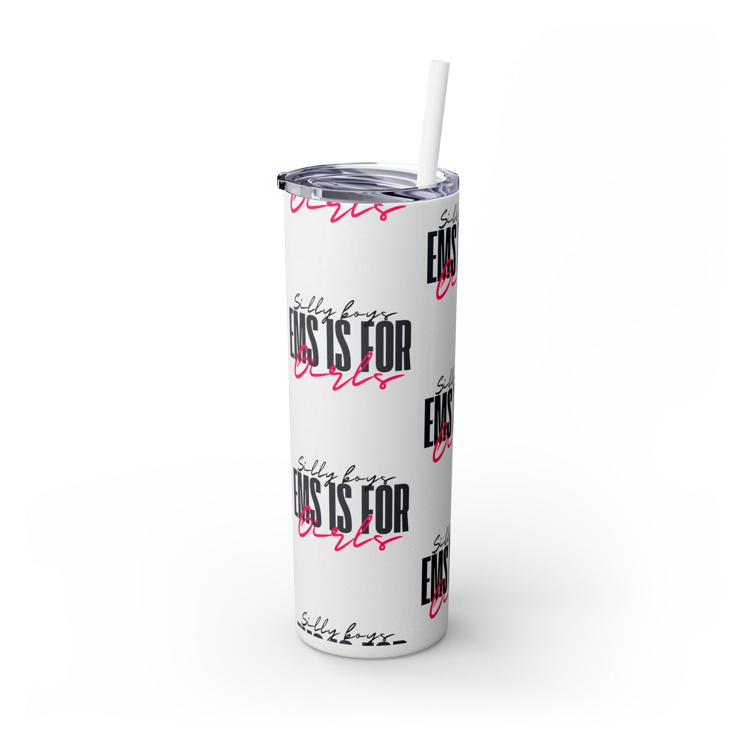 Silly Boys Skinny Tumbler with Straw, 20oz - Perfect Gift for EMT & Paramedics Celebrations