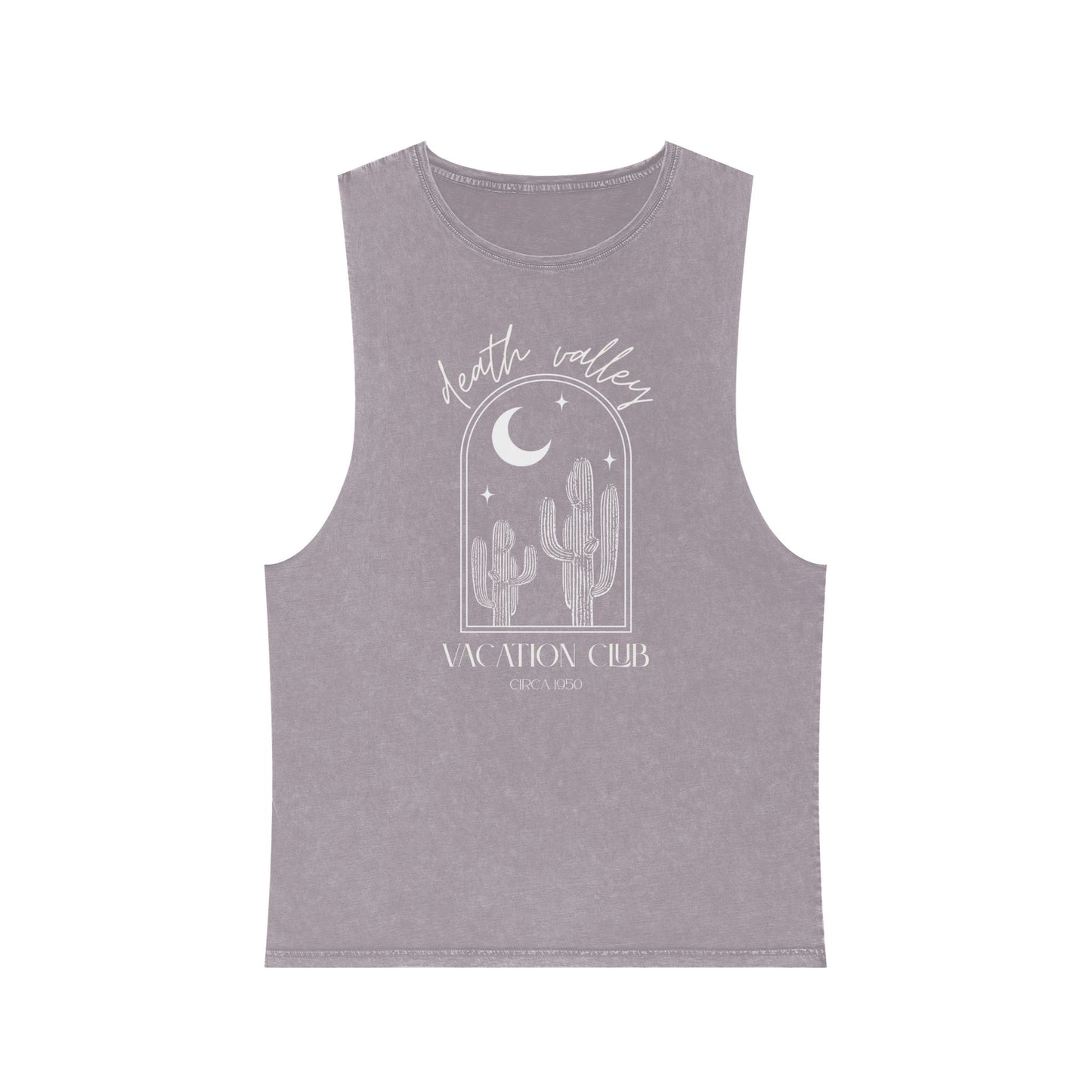 Desert Vibes Unisex Stonewash Tank Top | Vintage Style, Summer Wear, Vacation Tee, Festival Apparel, Boho Fashion
