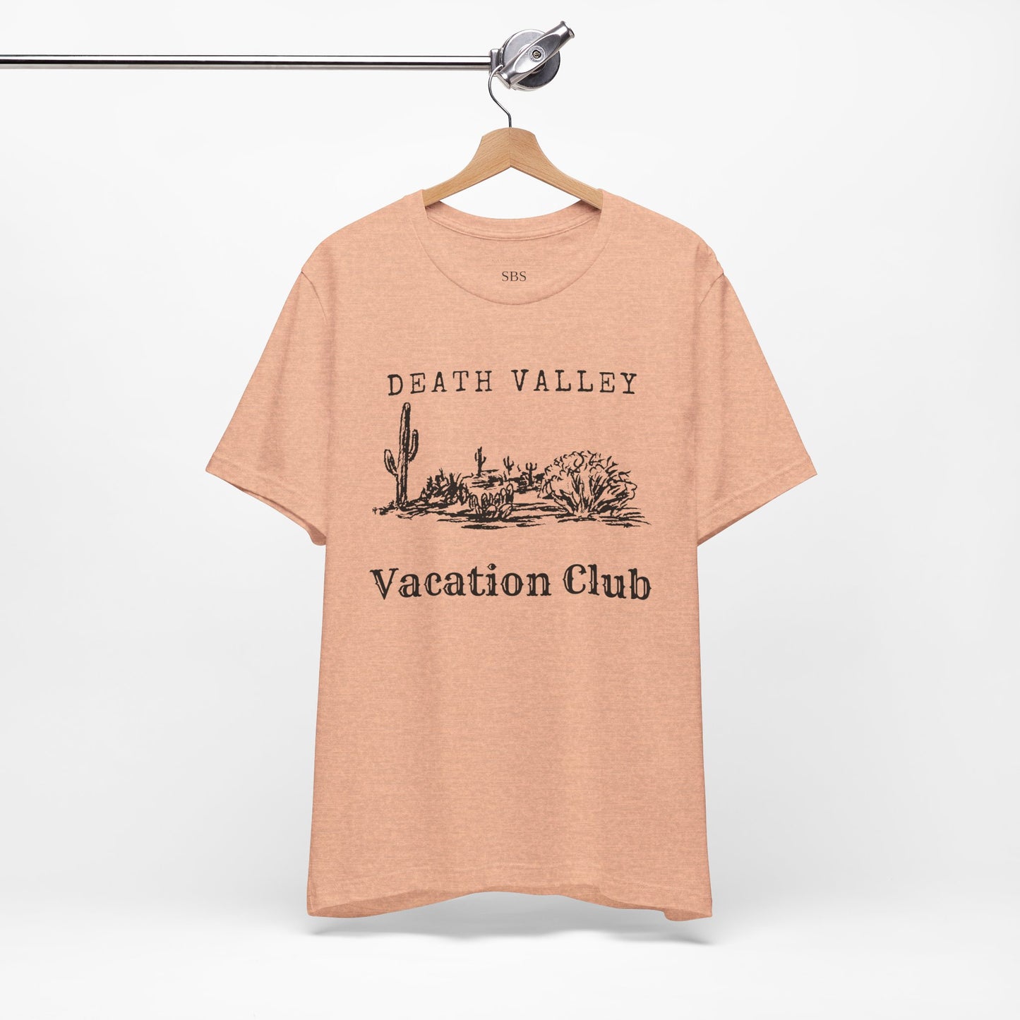 Death Valley Vacation Club Unisex Tee - Casual Cactus Graphic T-Shirt