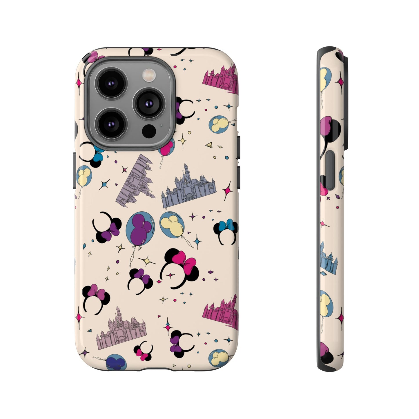 Whimsical Phone Case - Colorful Disney-Inspired Design