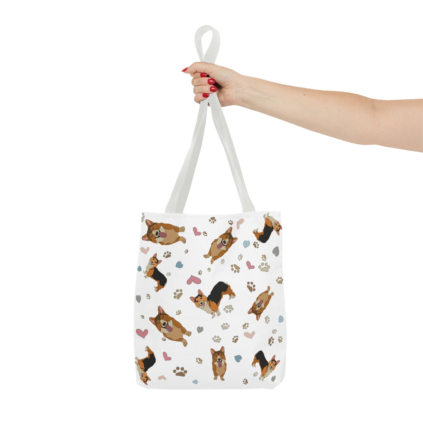 Playful Corgi Tote Bag – Perfect for Dog Lovers