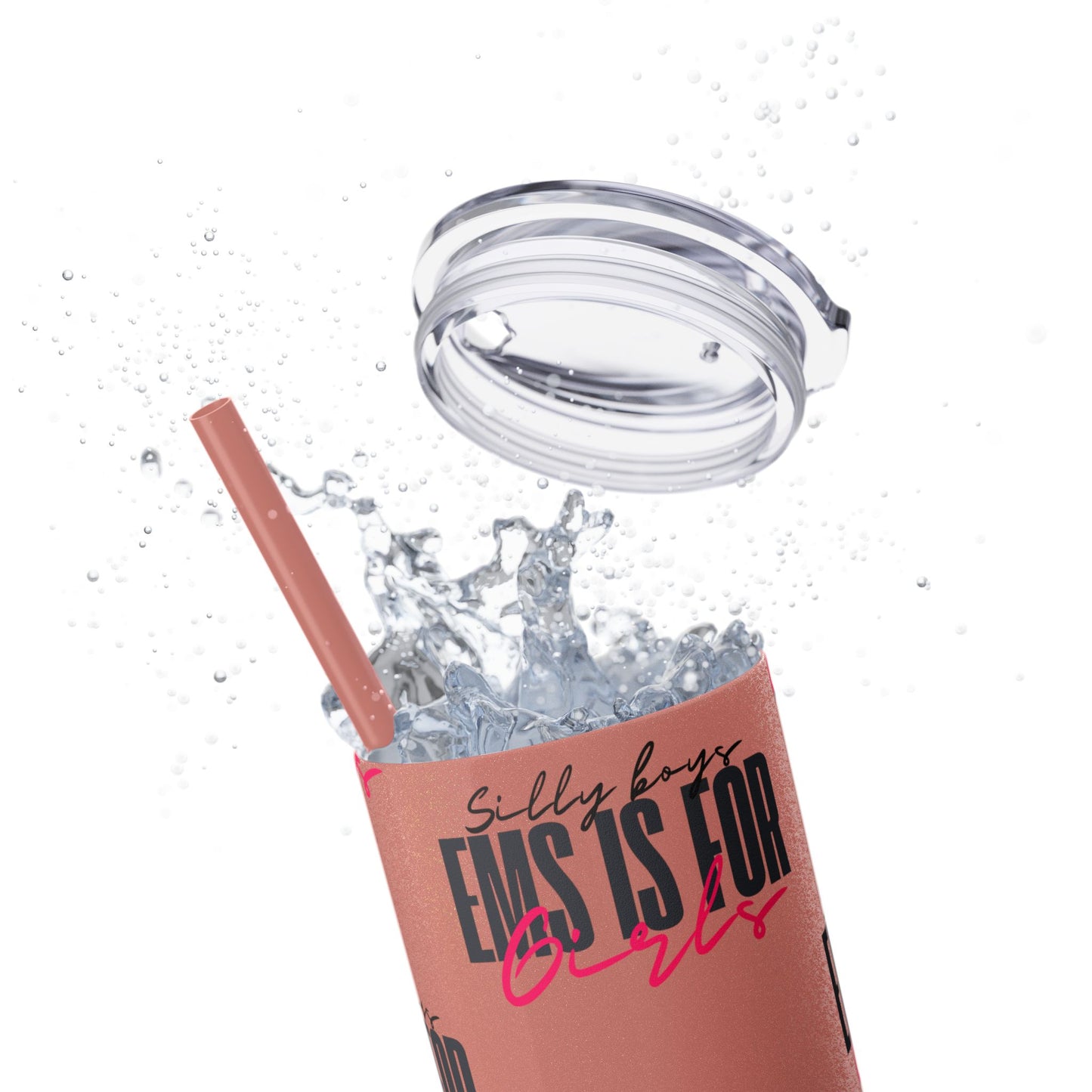 Silly Boys Skinny Tumbler with Straw, 20oz - Perfect Gift for EMT & Paramedics Celebrations