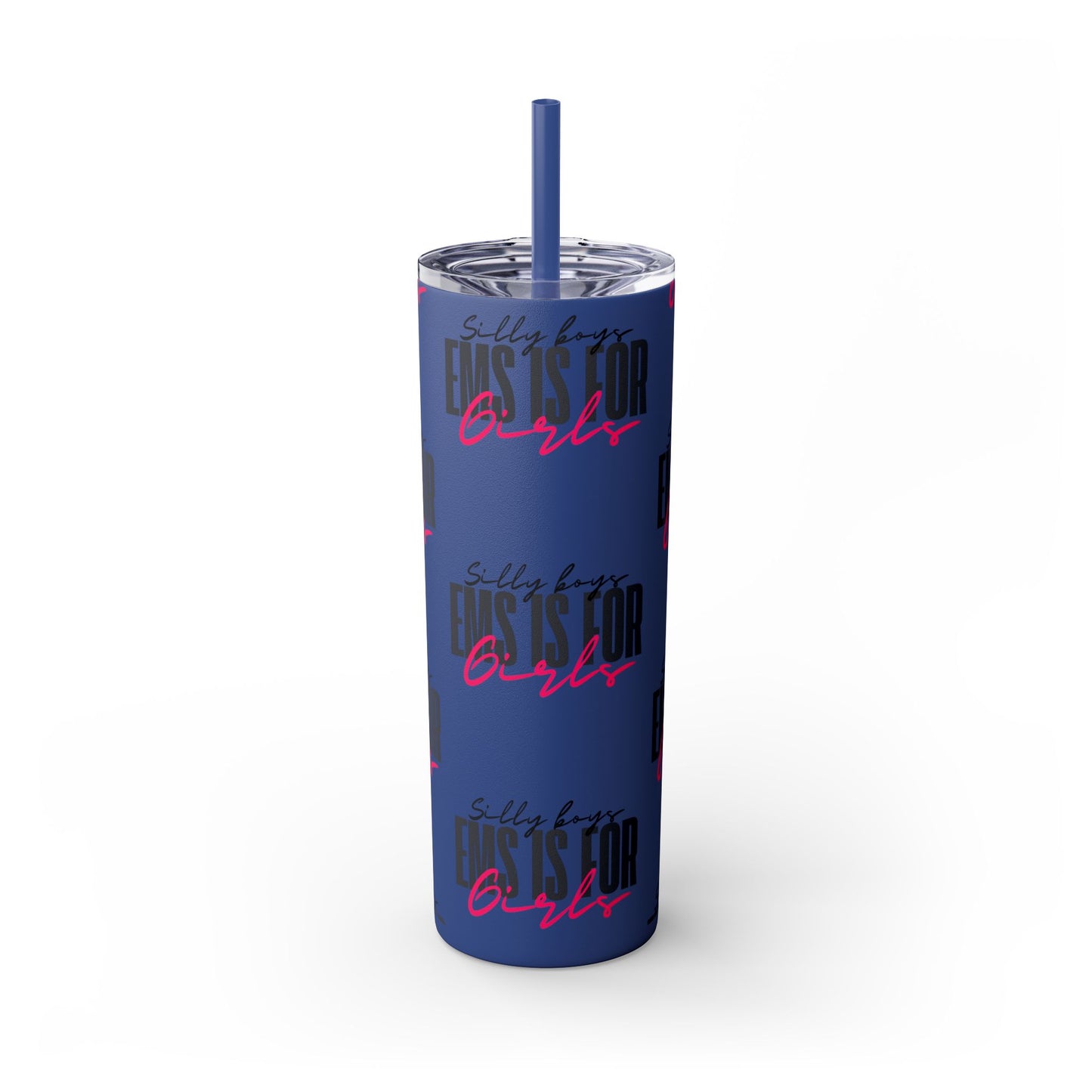 Silly Boys Skinny Tumbler with Straw, 20oz - Perfect Gift for EMT & Paramedics Celebrations