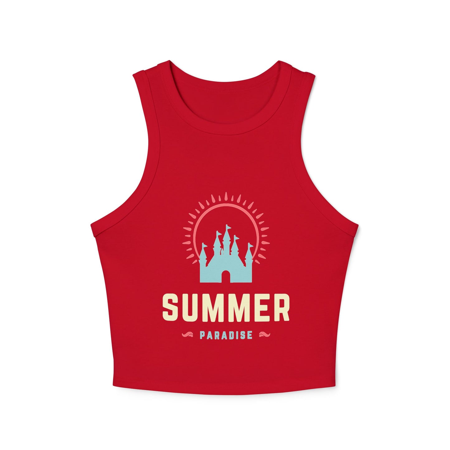 Retro Mickey Mouse Racer Tank Top - Perfect for Summer Vibes