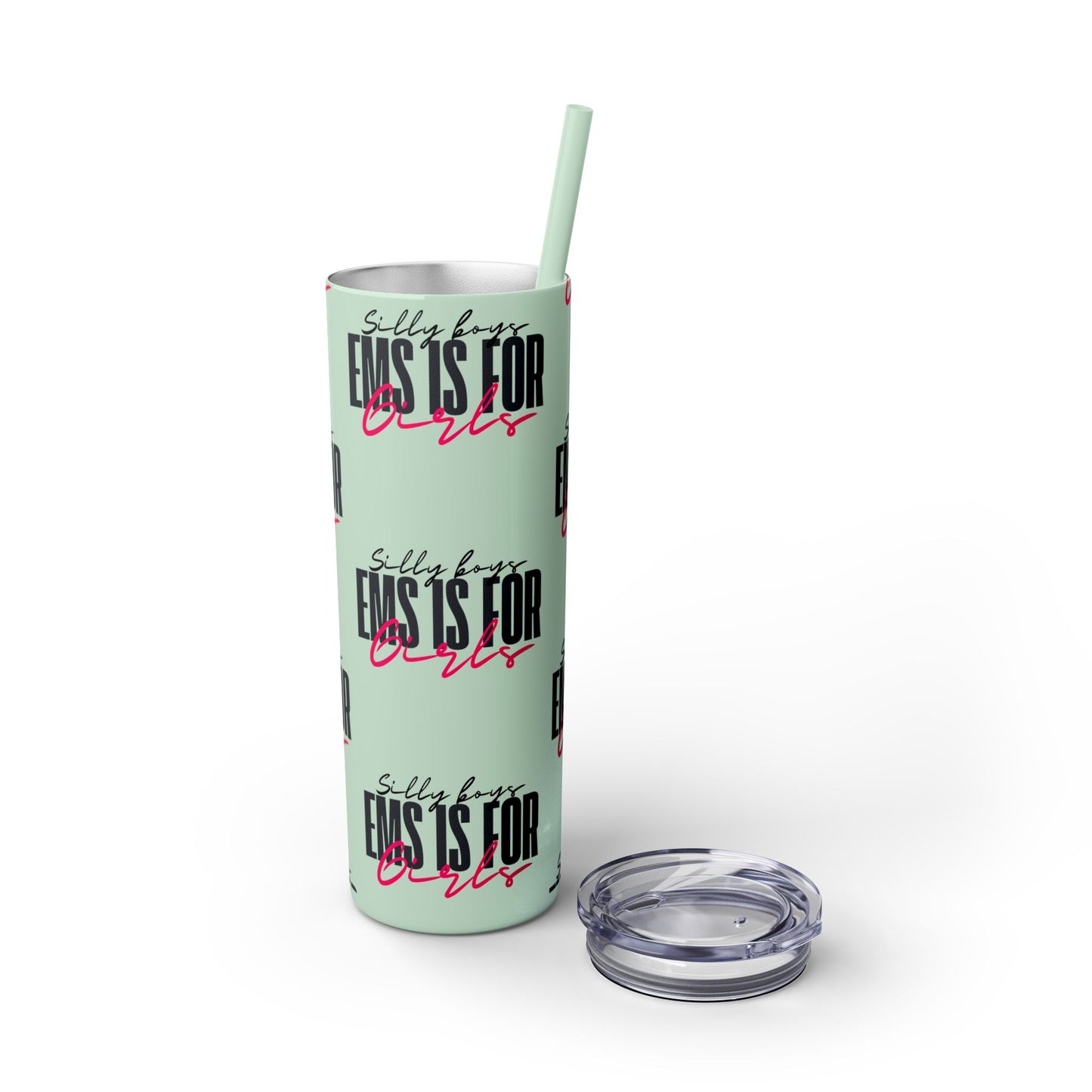 Silly Boys Skinny Tumbler with Straw, 20oz - Perfect Gift for EMT & Paramedics Celebrations