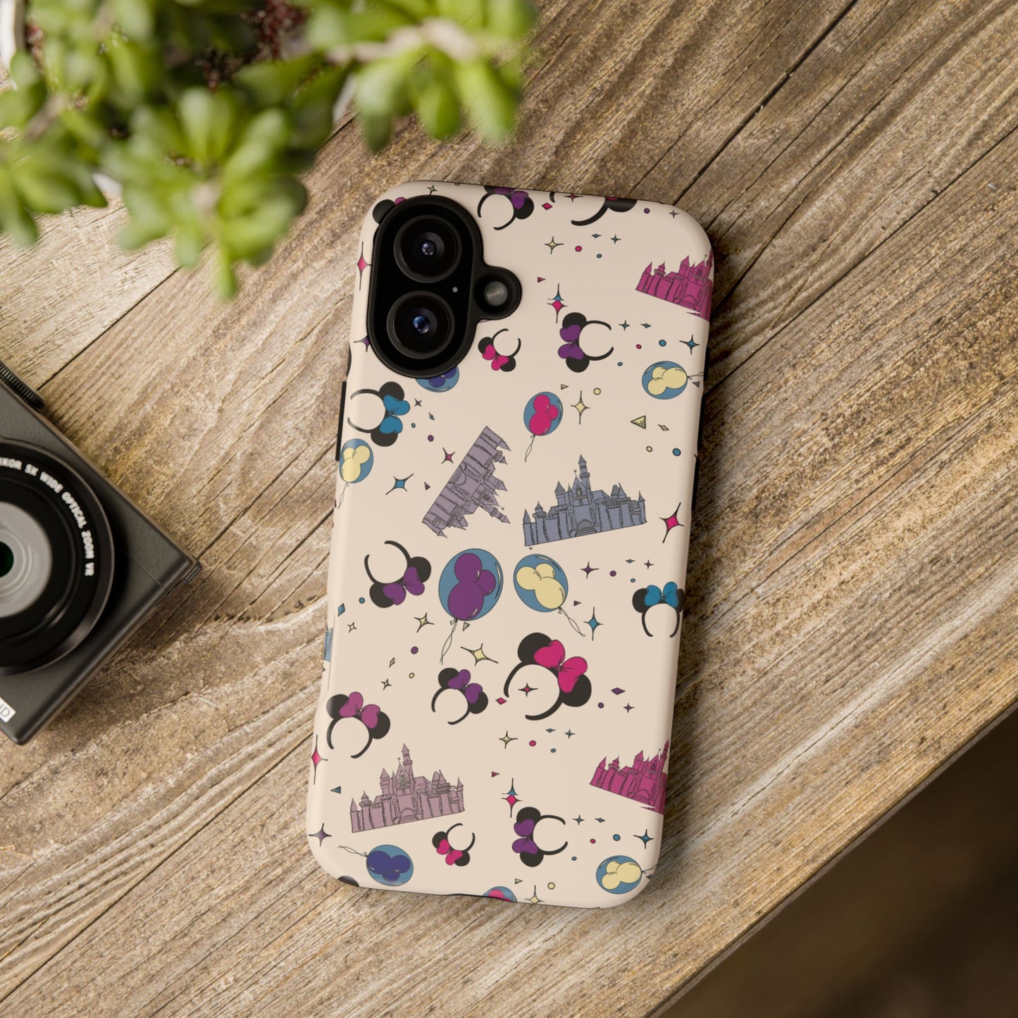 Whimsical Phone Case - Colorful Disney-Inspired Design