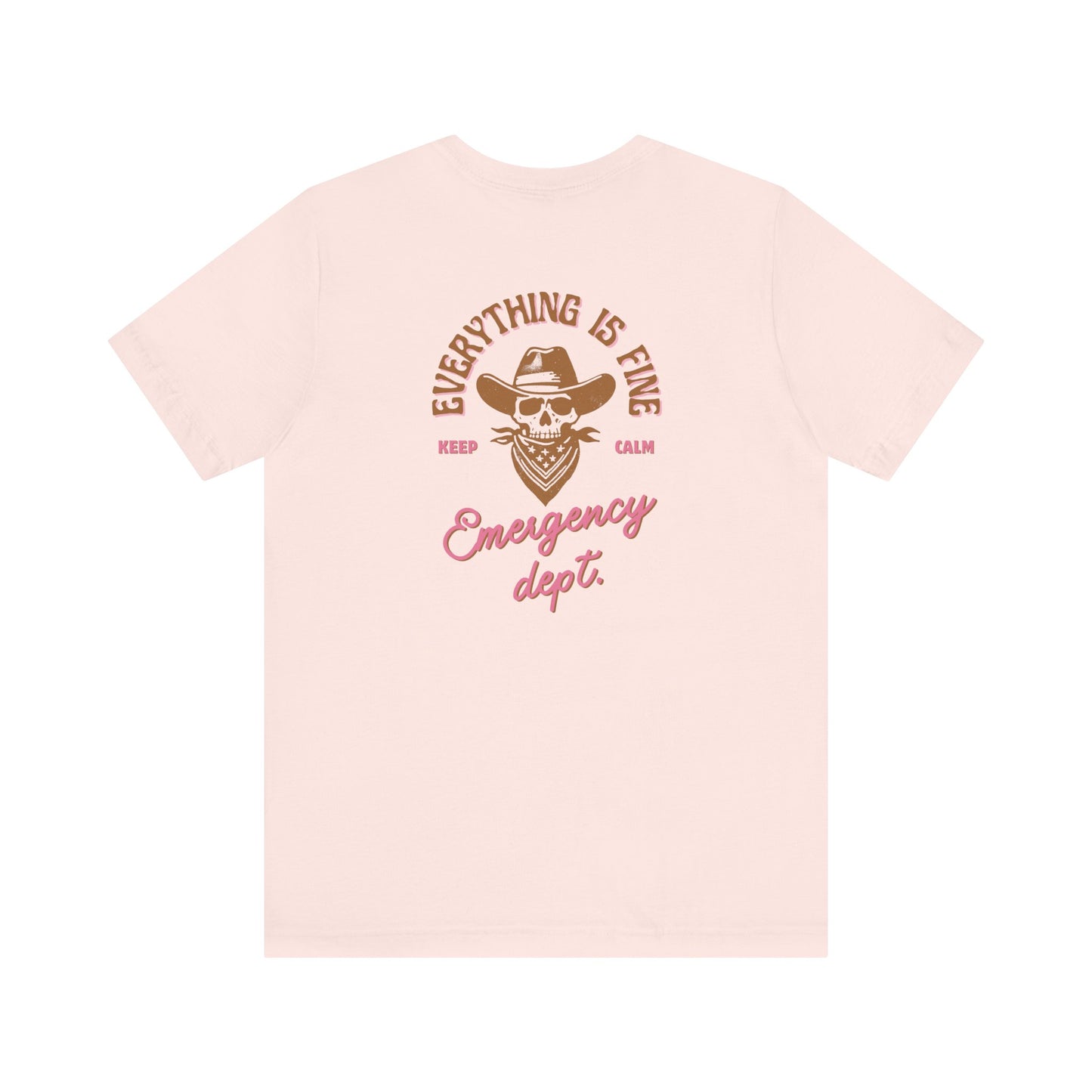 Vintage Graphic Tee| Emergency department | shirts for Nurses| ED Tech| ER| Western skeleton shirt