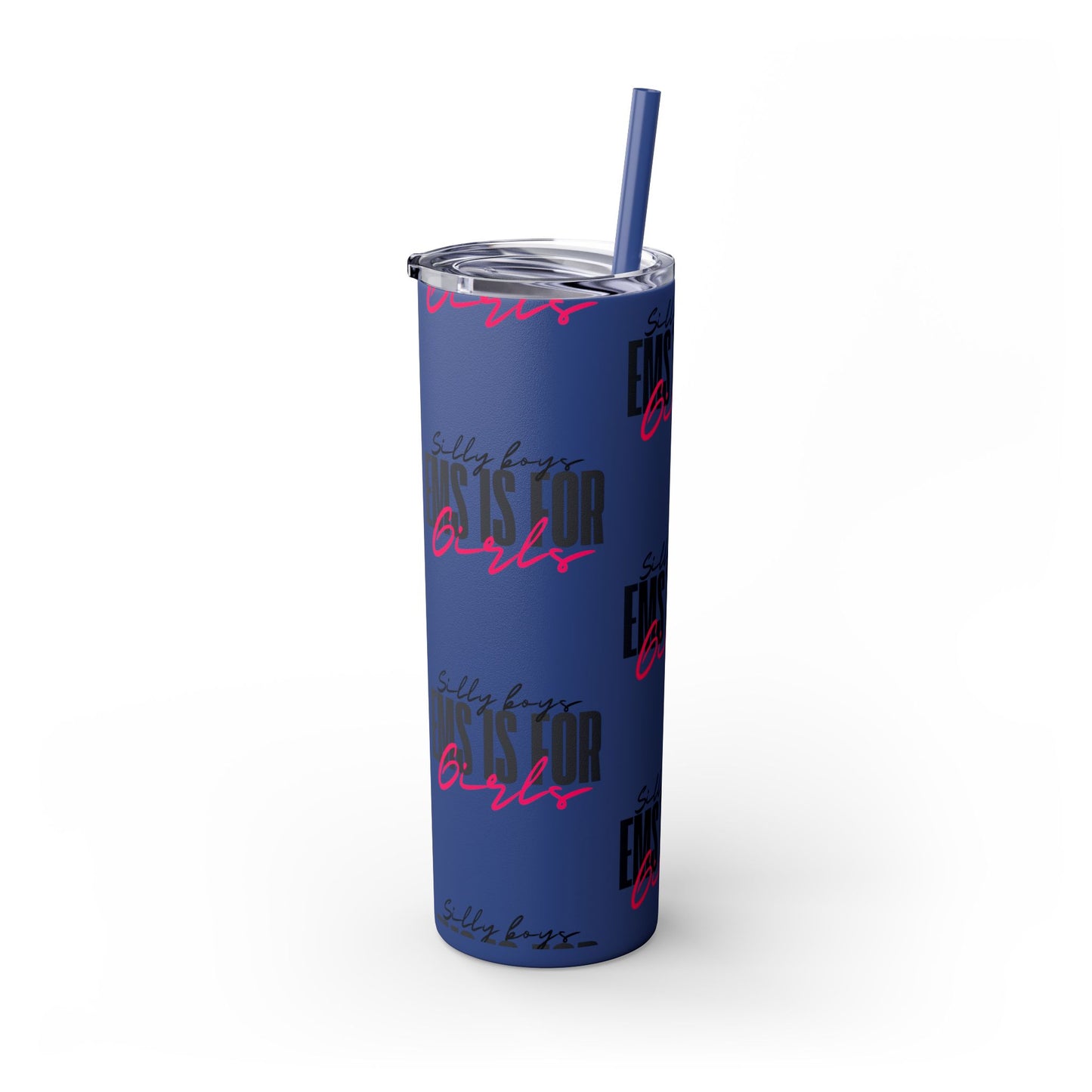 Silly Boys Skinny Tumbler with Straw, 20oz - Perfect Gift for EMT & Paramedics Celebrations