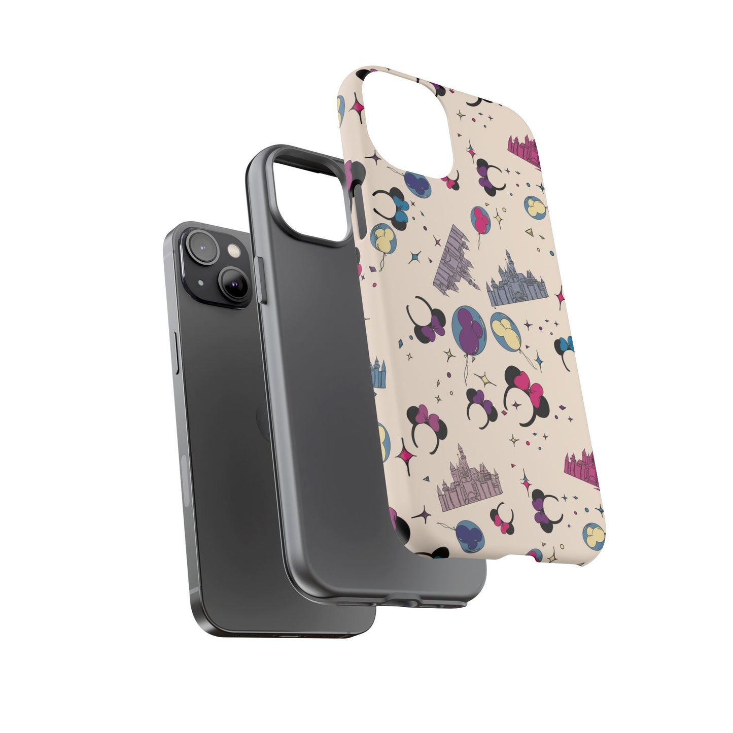 Whimsical Phone Case - Colorful Disney-Inspired Design