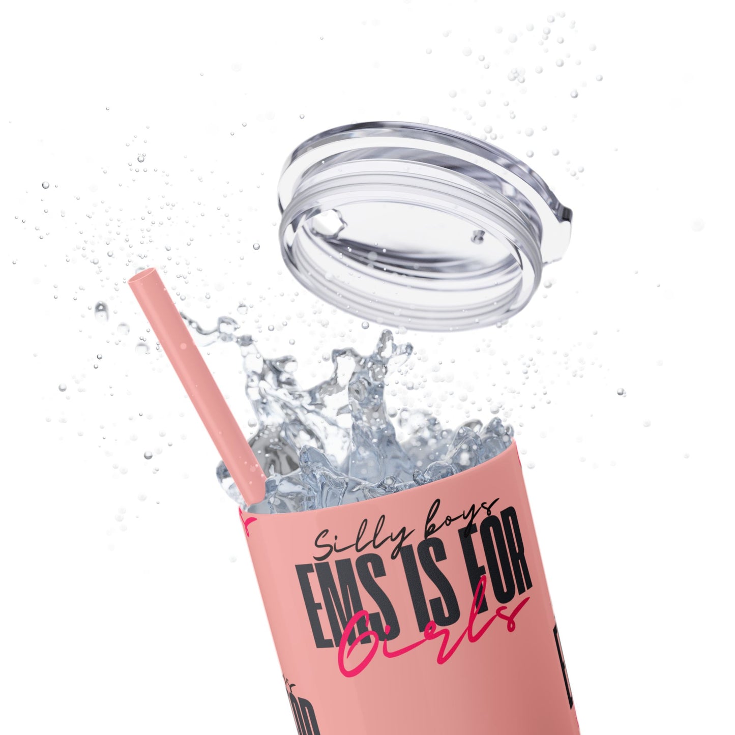 Silly Boys Skinny Tumbler with Straw, 20oz - Perfect Gift for EMT & Paramedics Celebrations