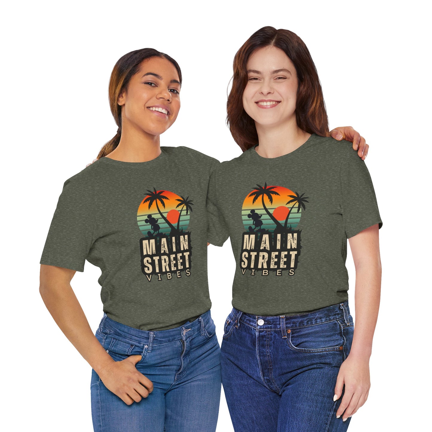 Main Street Vibes| Disneyland Tshirt| DisneyWorld| Unisex Graphic Tee| Vacation shirt
