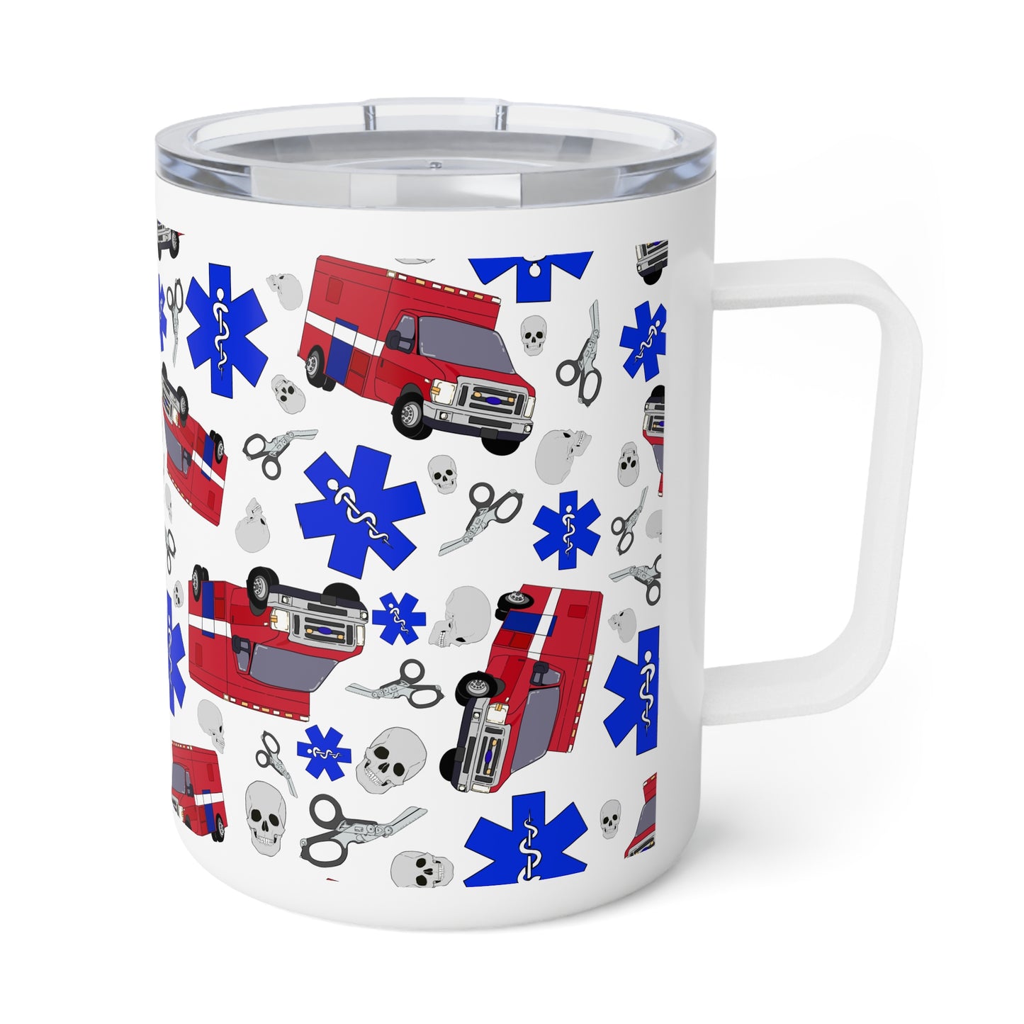 Emergency Services Insulated Coffee Mug - 10oz First Responder Gift