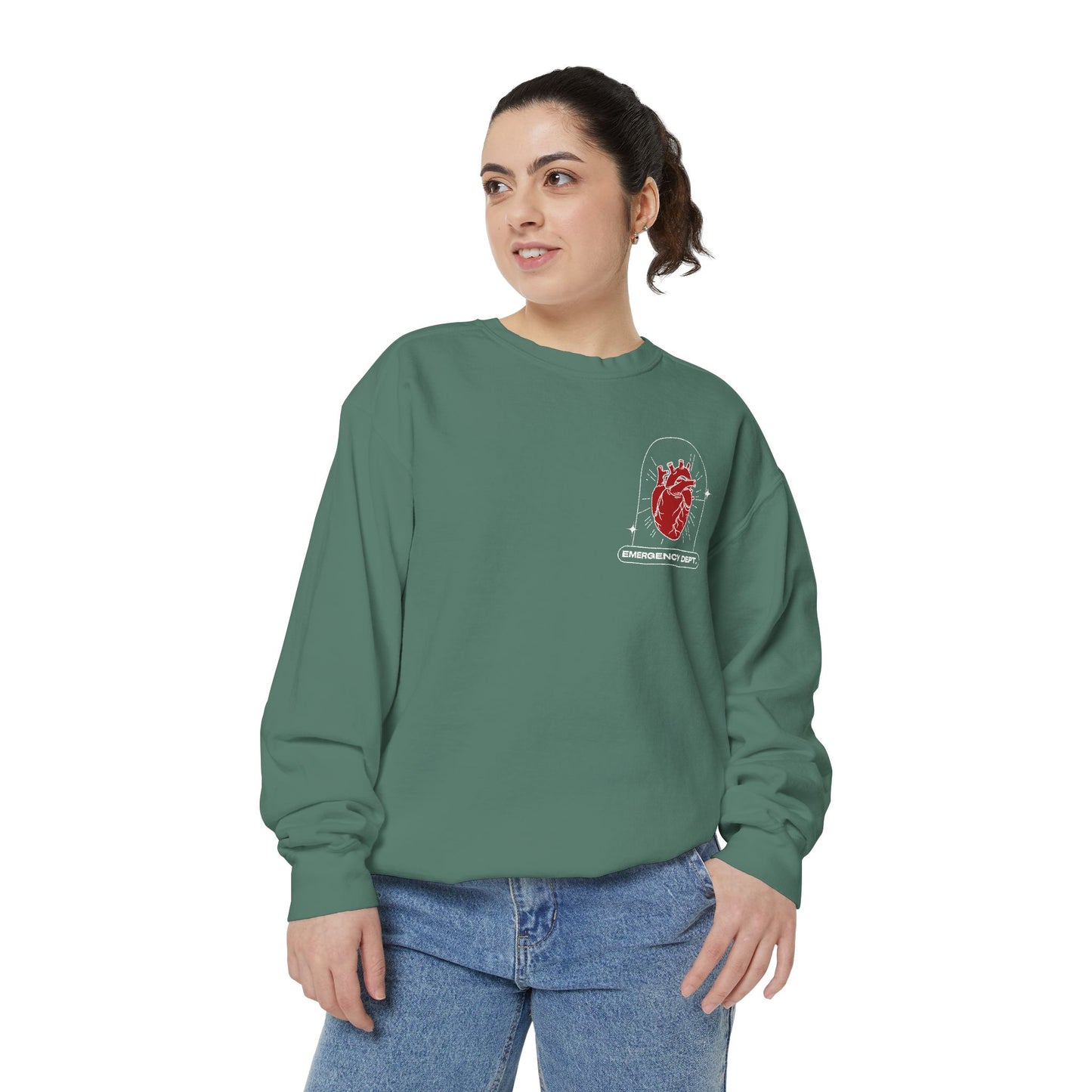 Emergency room sweatshirt| sweatshirt for nurses | emergency dept.