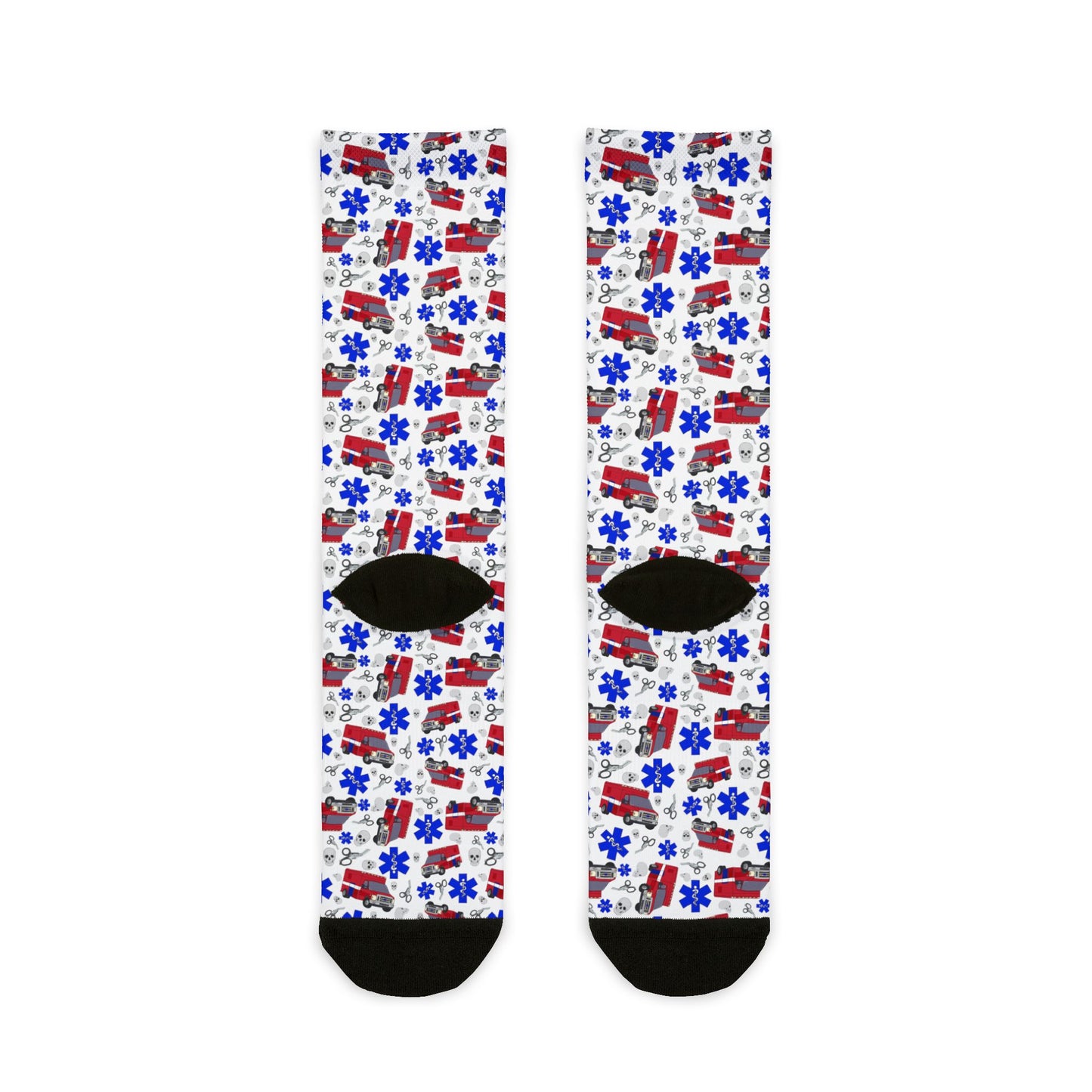 Ambulance |EMS| Boo Boo Bus |EMT Paramedic Socks