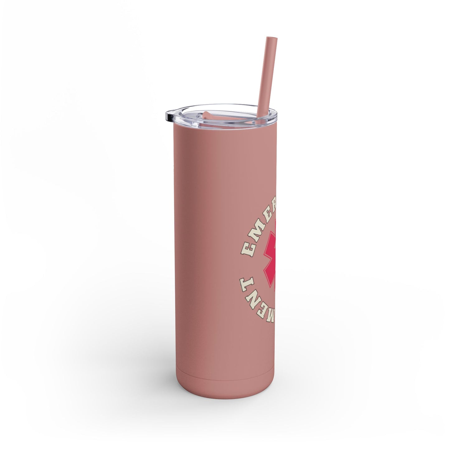 Emergency Department | EMS 20oz Skinny Tumbler - Matte Black