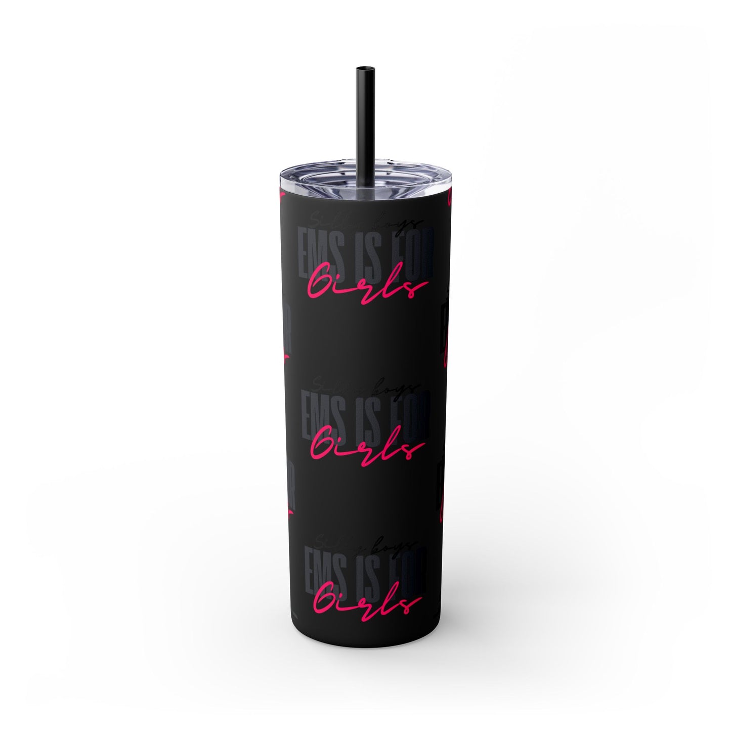Silly Boys Skinny Tumbler with Straw, 20oz - Perfect Gift for EMT & Paramedics Celebrations