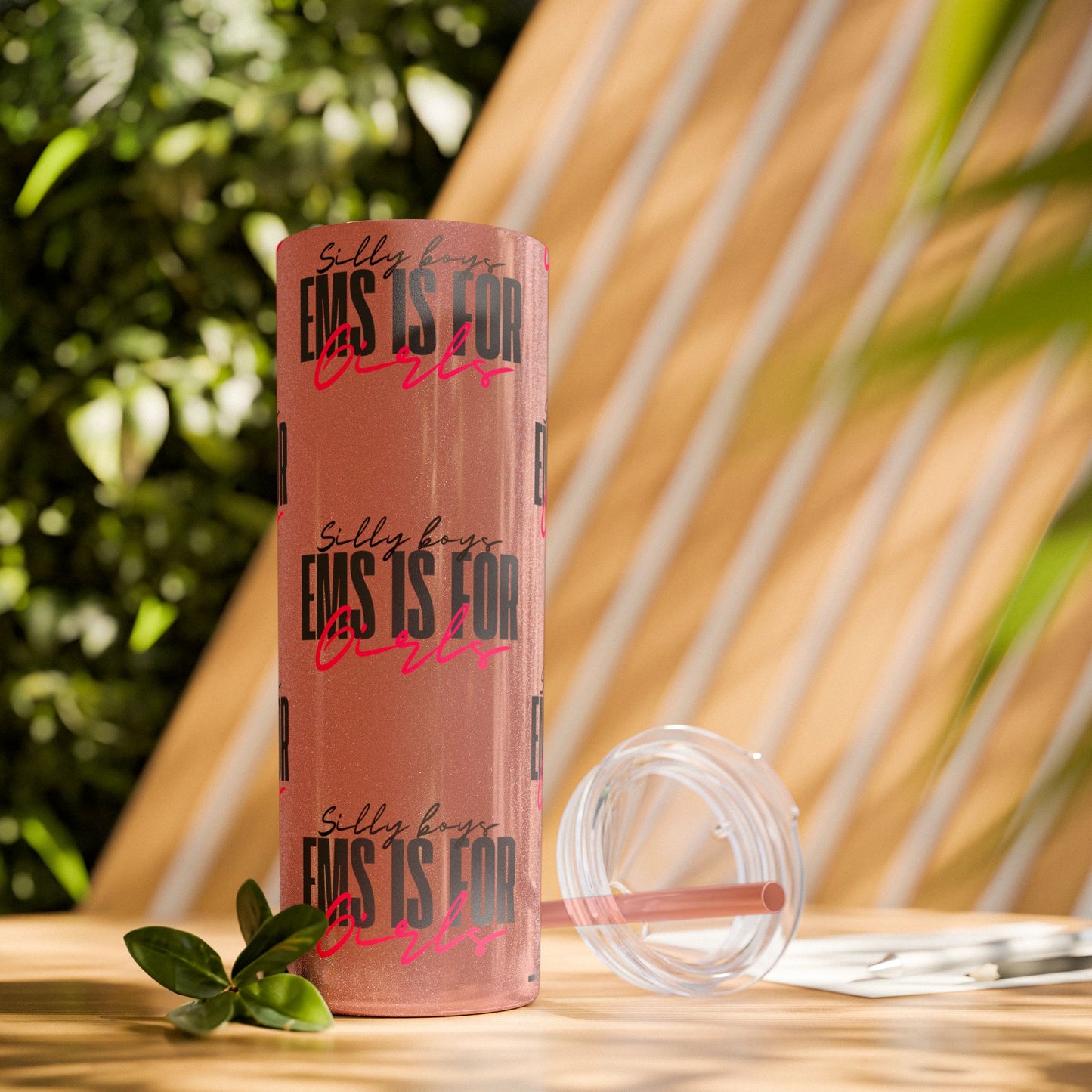 Silly Boys Skinny Tumbler with Straw, 20oz - Perfect Gift for EMT & Paramedics Celebrations