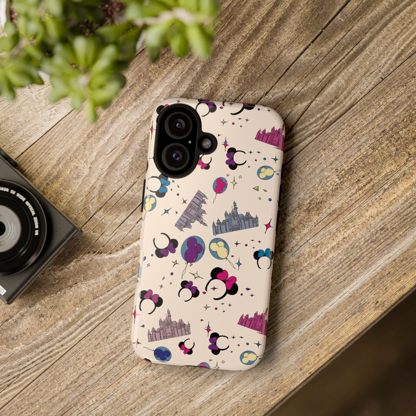 Whimsical Phone Case - Colorful Disney-Inspired Design