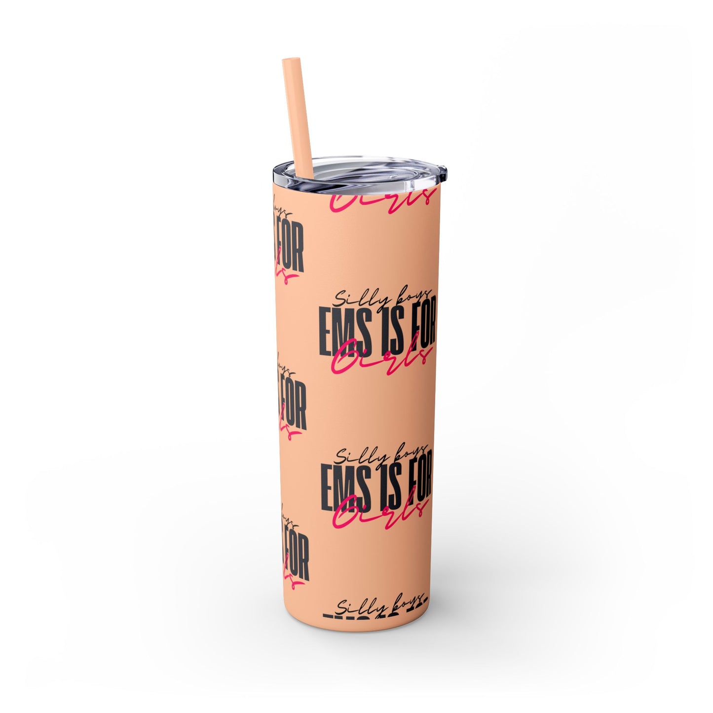Silly Boys Skinny Tumbler with Straw, 20oz - Perfect Gift for EMT & Paramedics Celebrations
