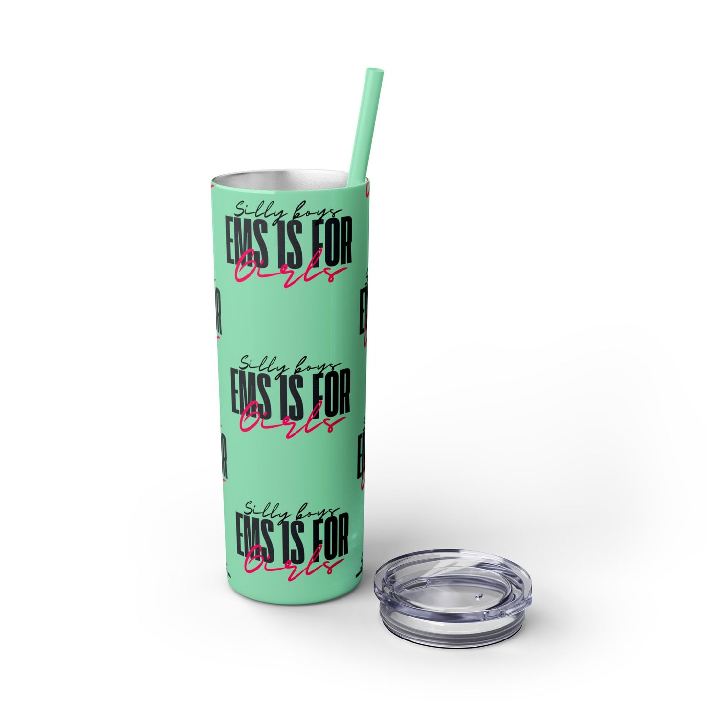 Silly Boys Skinny Tumbler with Straw, 20oz - Perfect Gift for EMT & Paramedics Celebrations