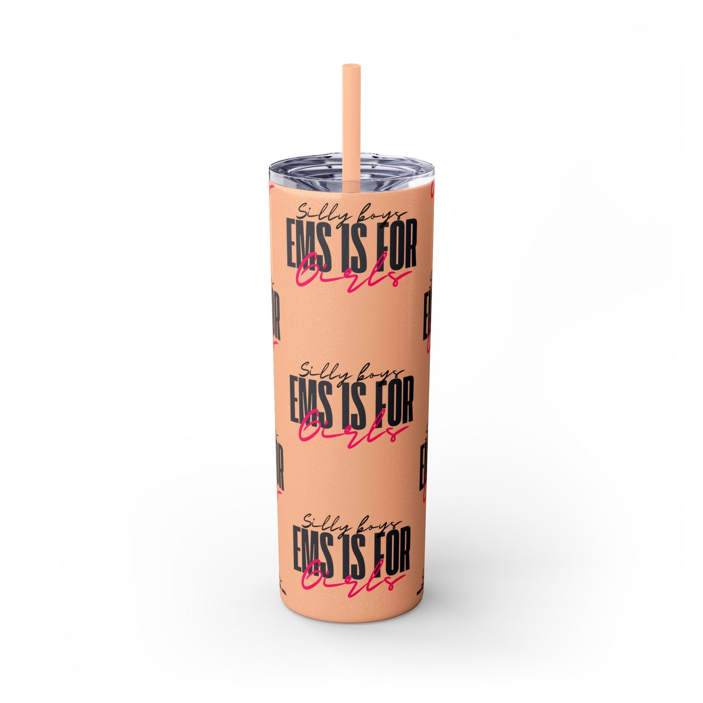 Silly Boys Skinny Tumbler with Straw, 20oz - Perfect Gift for EMT & Paramedics Celebrations