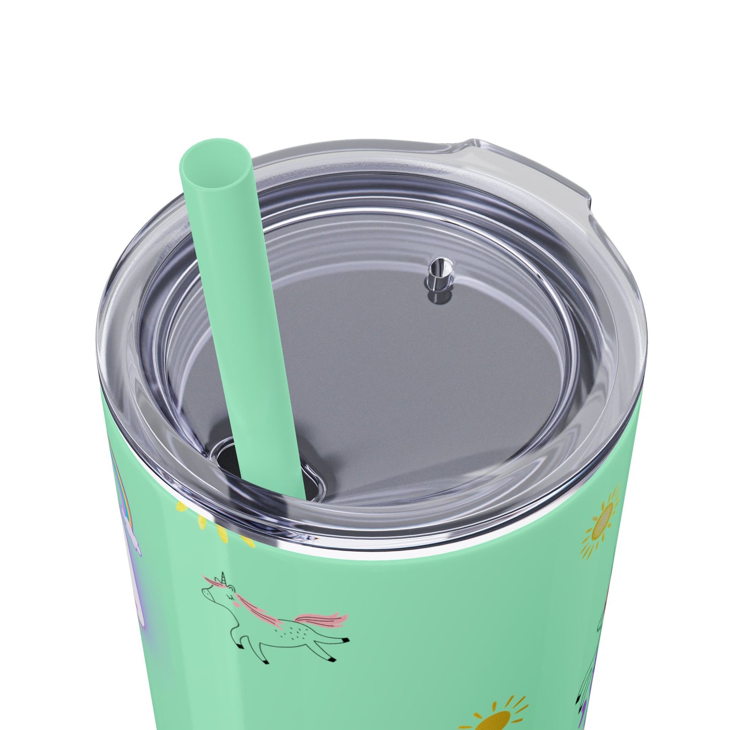 Motivational Unicorn Tumbler - 20oz "Livin' the Dream" funny gift for nurses, EMT’s, paramedics