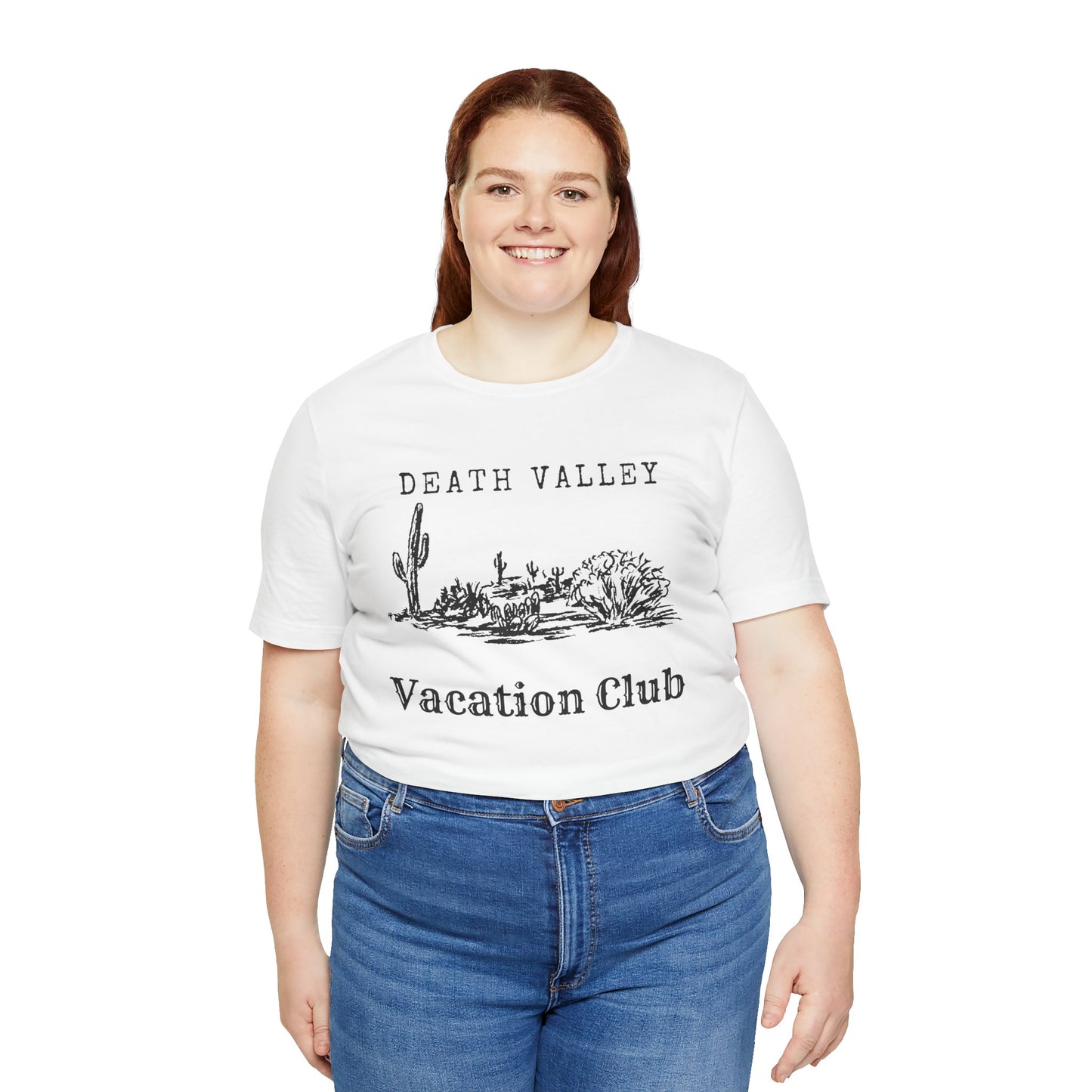 Death Valley Vacation Club Unisex Tee - Casual Cactus Graphic T-Shirt