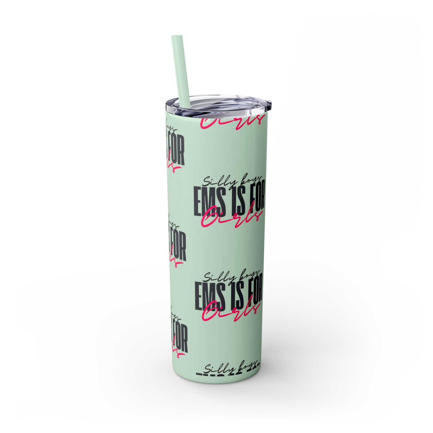 Silly Boys Skinny Tumbler with Straw, 20oz - Perfect Gift for EMT & Paramedics Celebrations