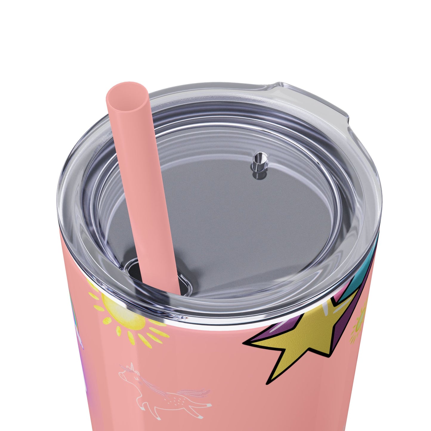 Living the Dream Skinny Tumbler with Straw - 20oz Inspirational Drinkware funny gift for nurses, EMT’s, paramedics, teachers