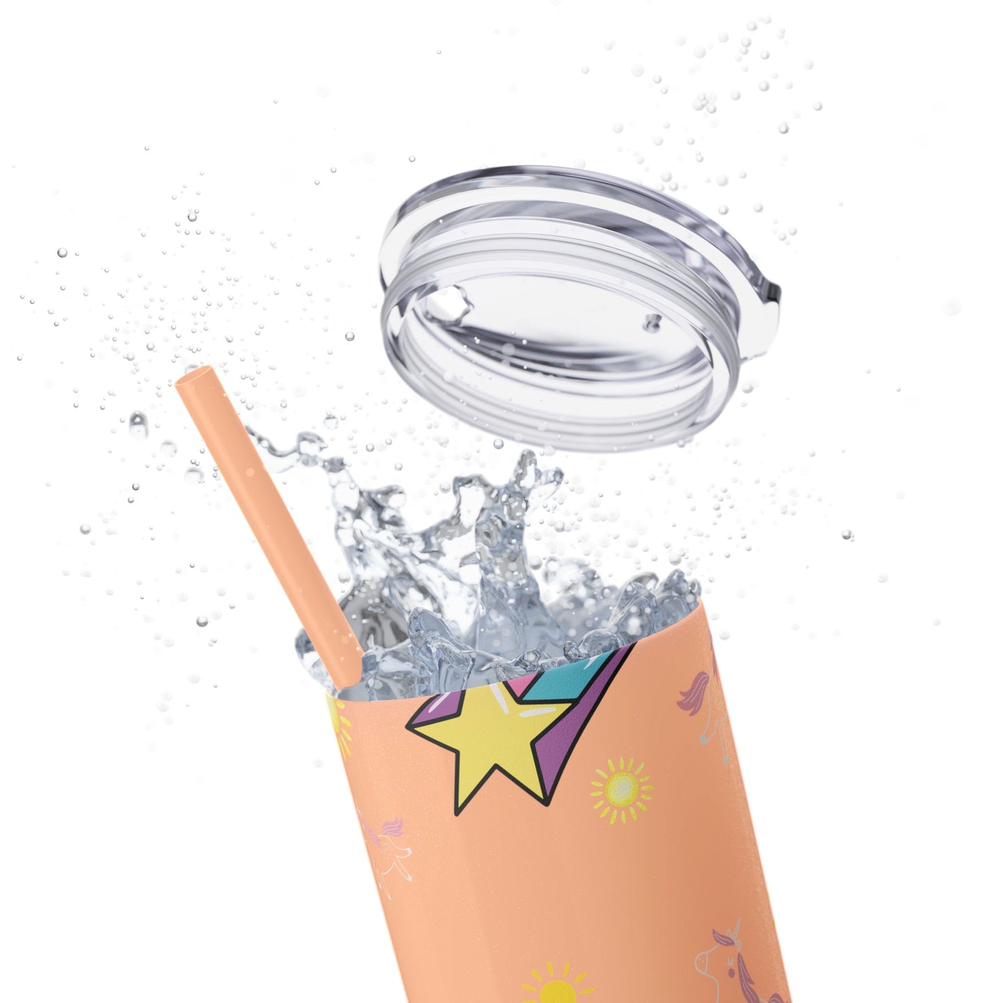 Living the Dream Skinny Tumbler with Straw - 20oz Inspirational Drinkware funny gift for nurses, EMT’s, paramedics, teachers