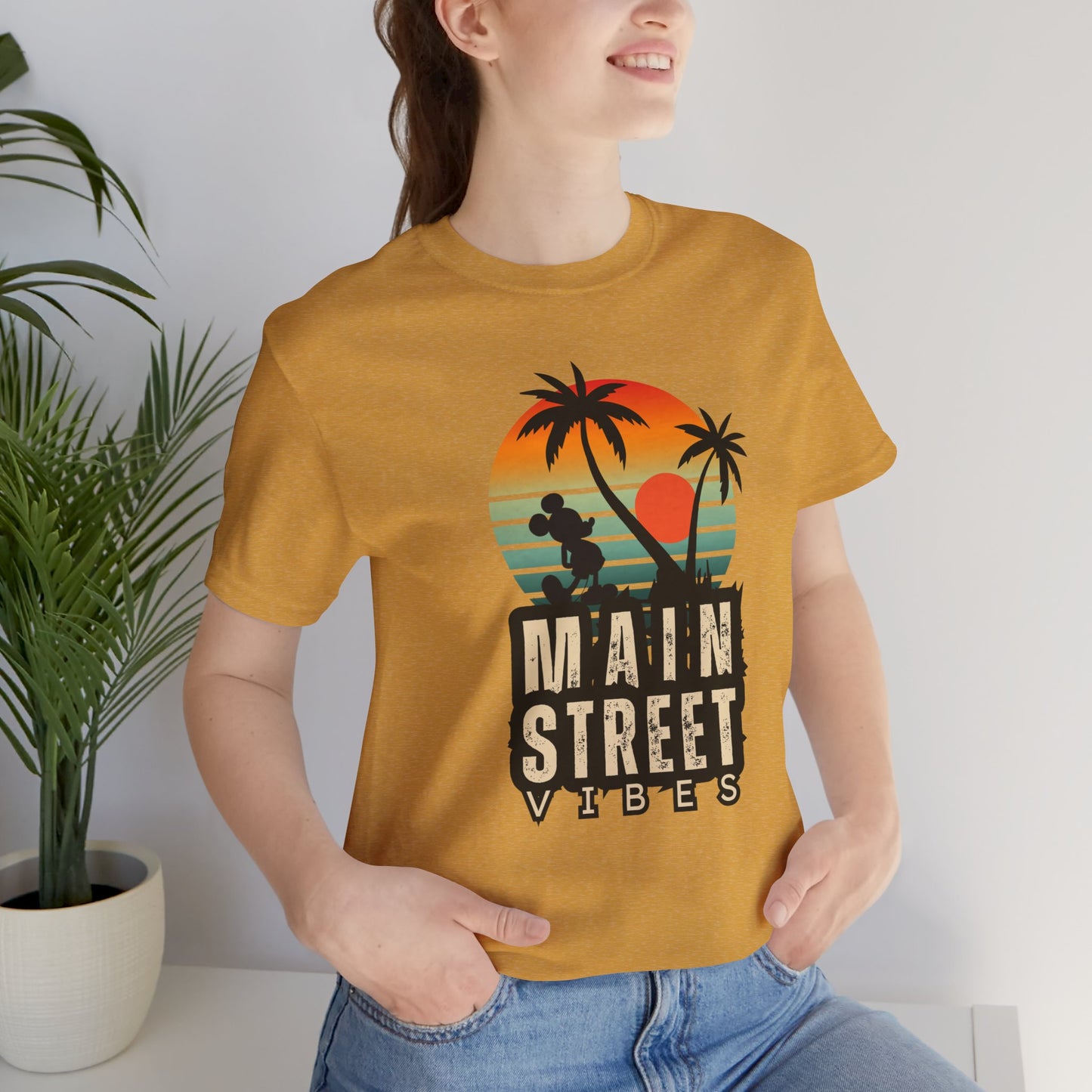 Main Street Vibes| Disneyland Tshirt| DisneyWorld| Unisex Graphic Tee| Vacation shirt