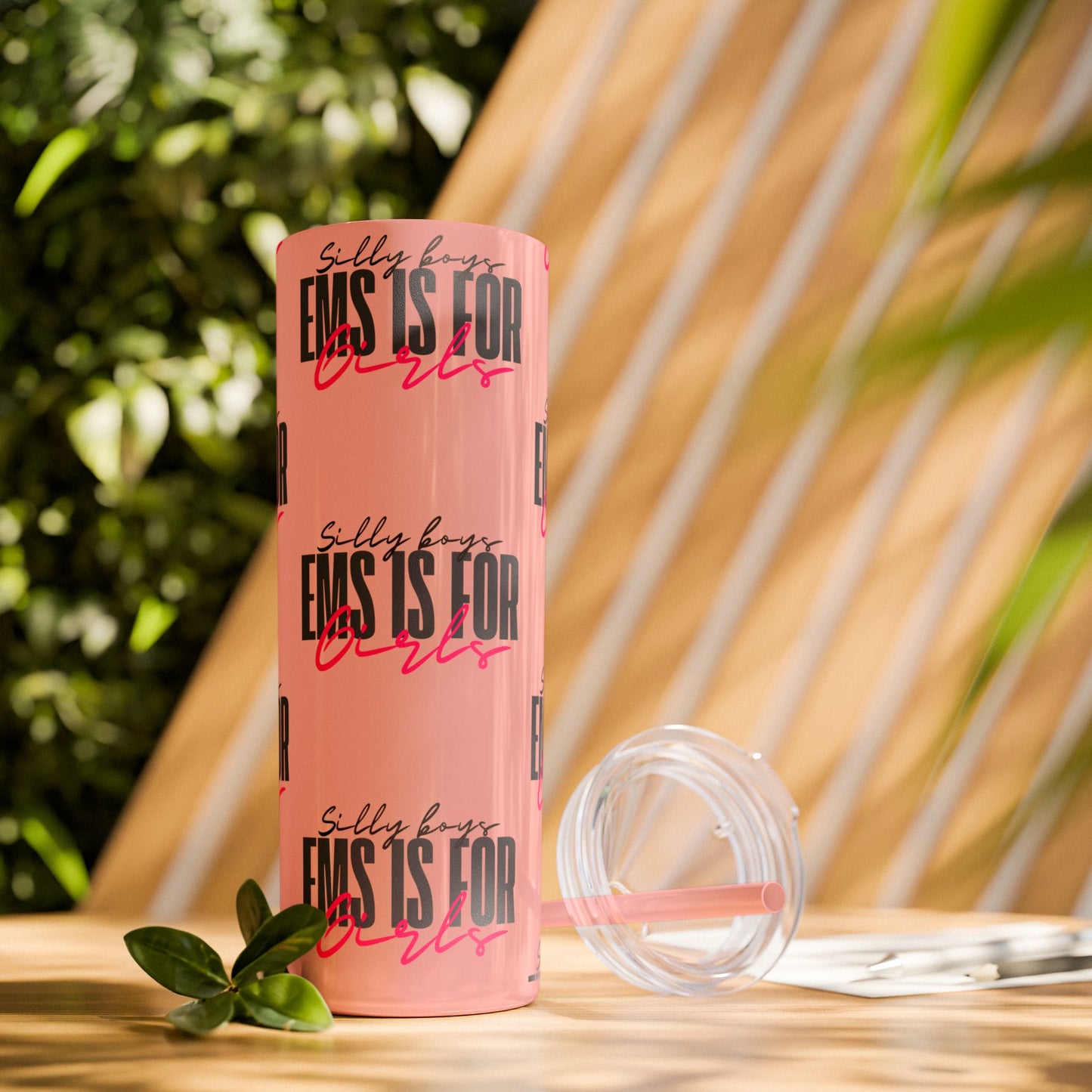 Silly Boys Skinny Tumbler with Straw, 20oz - Perfect Gift for EMT & Paramedics Celebrations