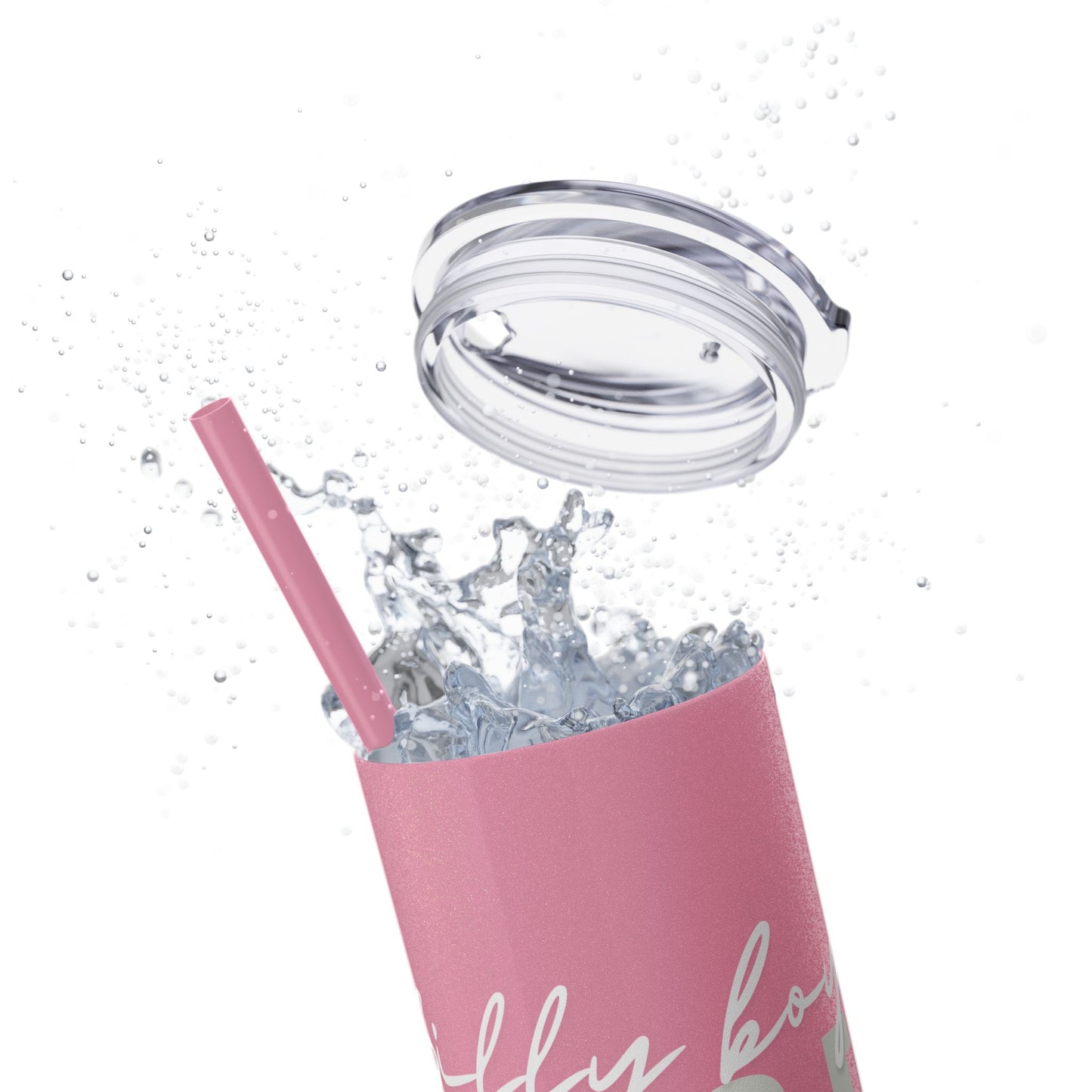 Silly boys EMS is for Girl Skinny Tumbler with Straw - 20oz Travel Cup