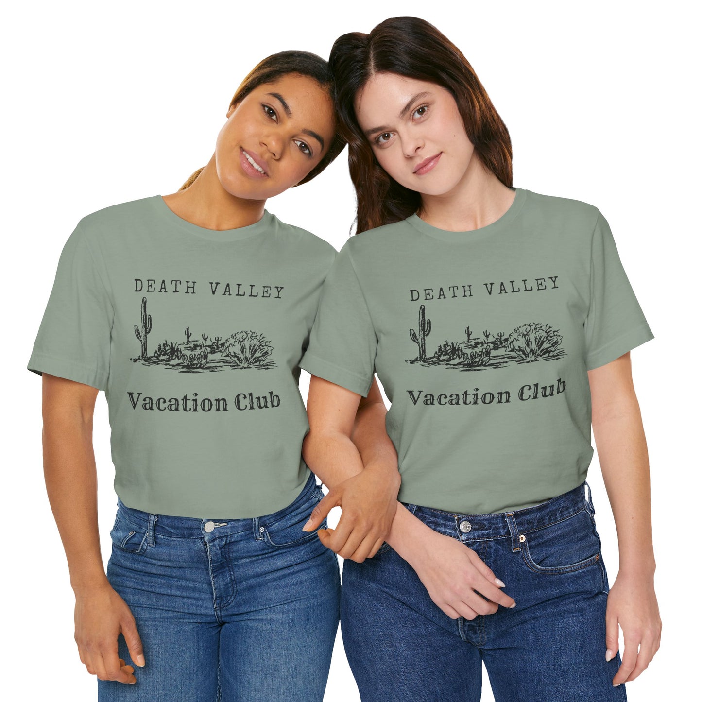 Death Valley Vacation Club Unisex Tee - Casual Cactus Graphic T-Shirt