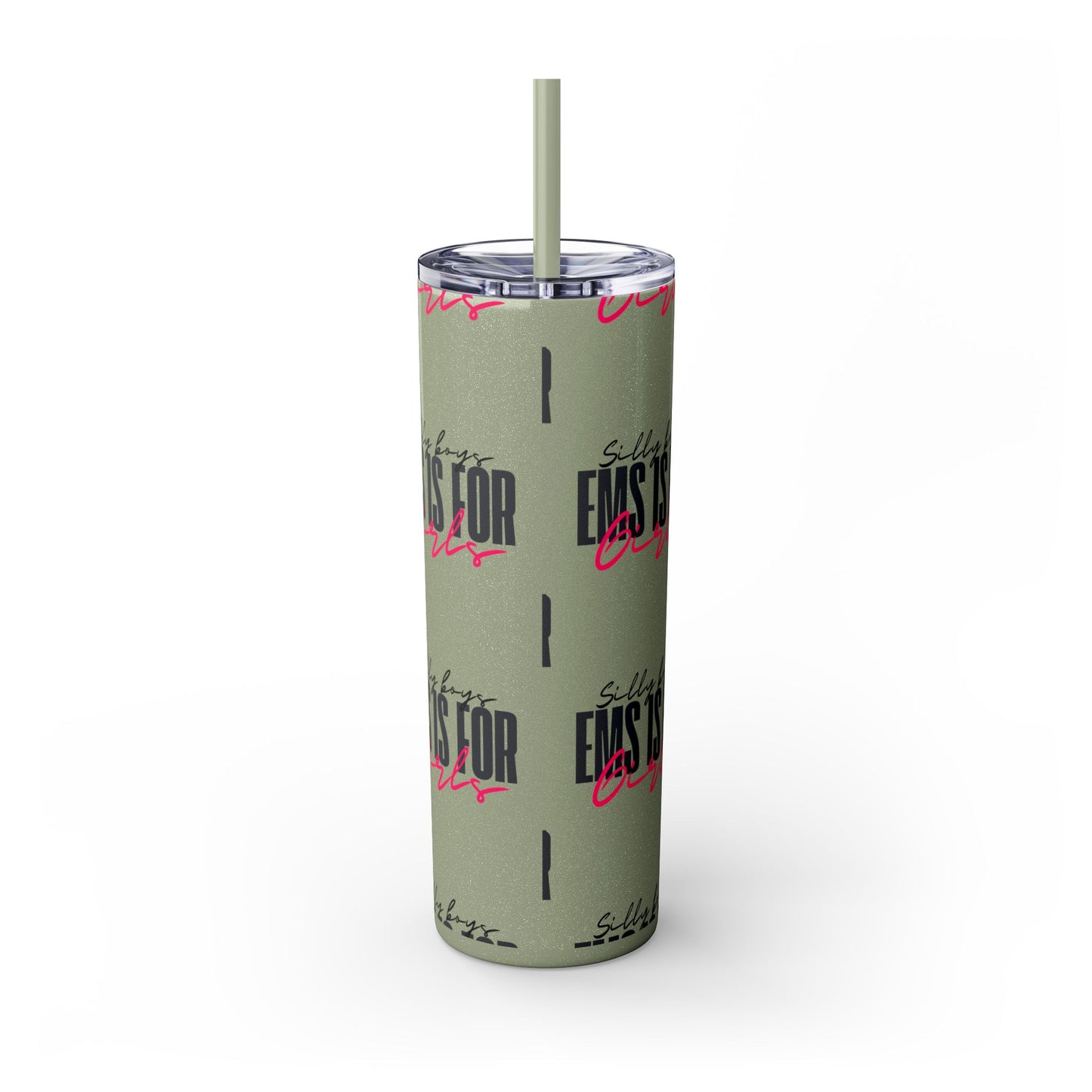Silly Boys Skinny Tumbler with Straw, 20oz - Perfect Gift for EMT & Paramedics Celebrations