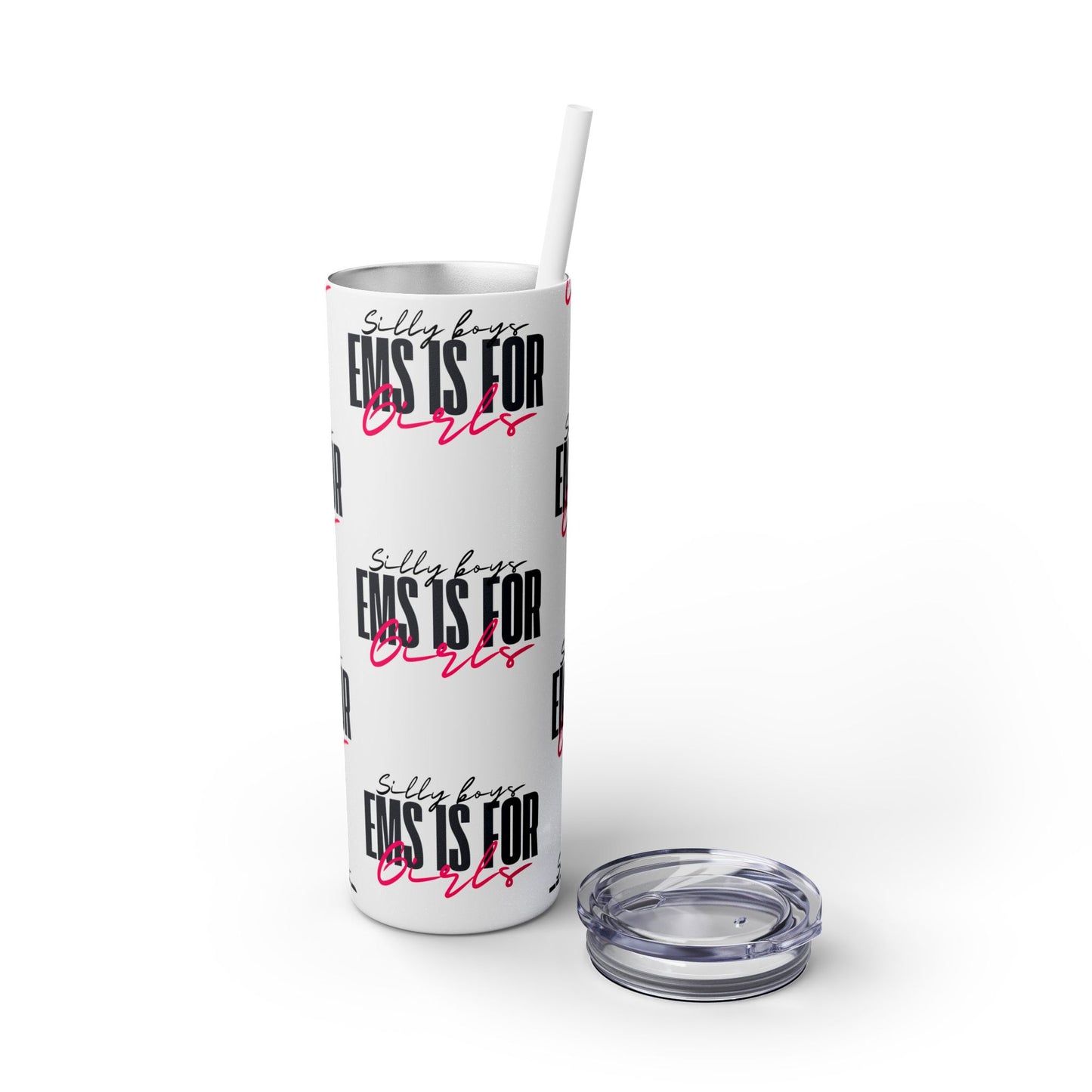Silly Boys Skinny Tumbler with Straw, 20oz - Perfect Gift for EMT & Paramedics Celebrations