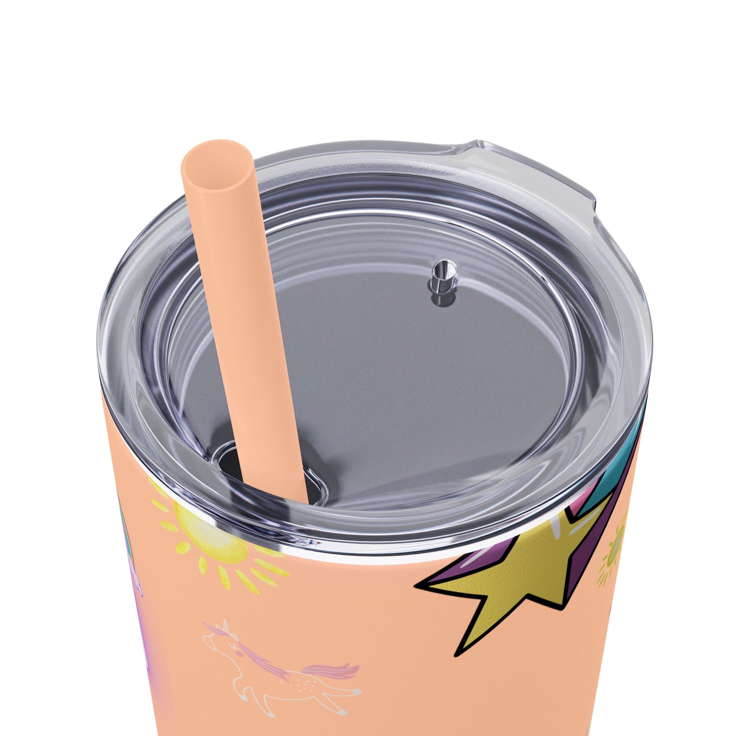 Living the Dream Skinny Tumbler with Straw - 20oz Inspirational Drinkware funny gift for nurses, EMT’s, paramedics, teachers