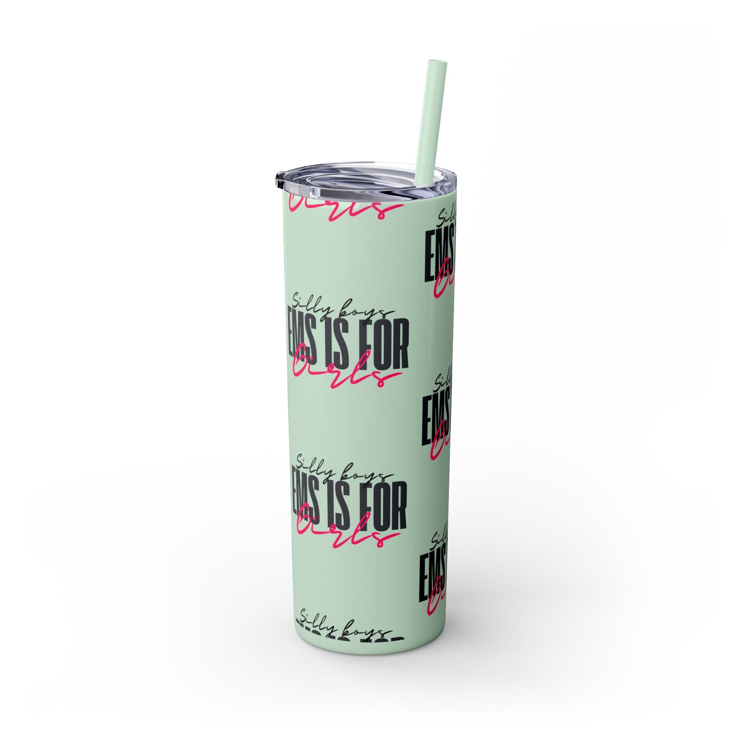Silly Boys Skinny Tumbler with Straw, 20oz - Perfect Gift for EMT & Paramedics Celebrations