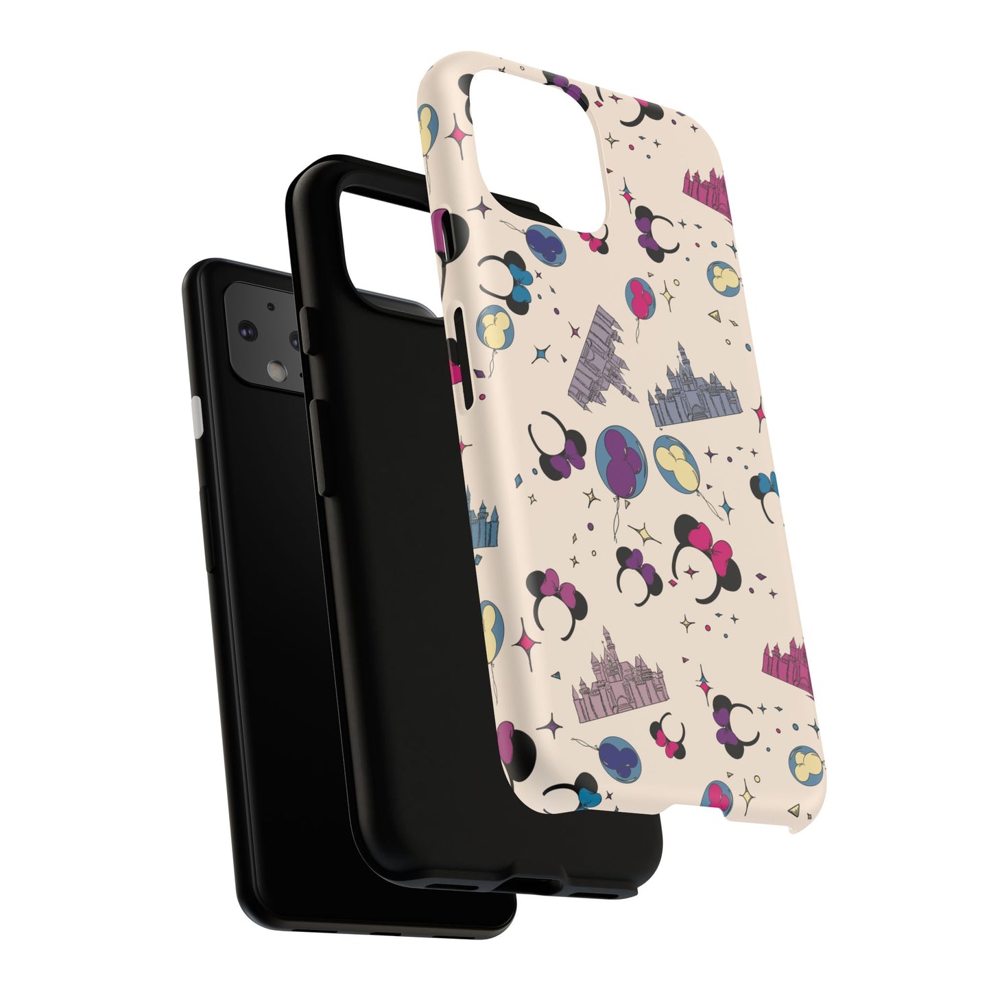 Whimsical Phone Case - Colorful Disney-Inspired Design