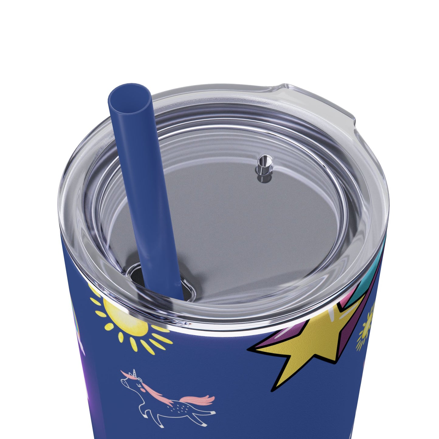 Living the Dream Skinny Tumbler with Straw - 20oz Inspirational Drinkware funny gift for nurses, EMT’s, paramedics, teachers