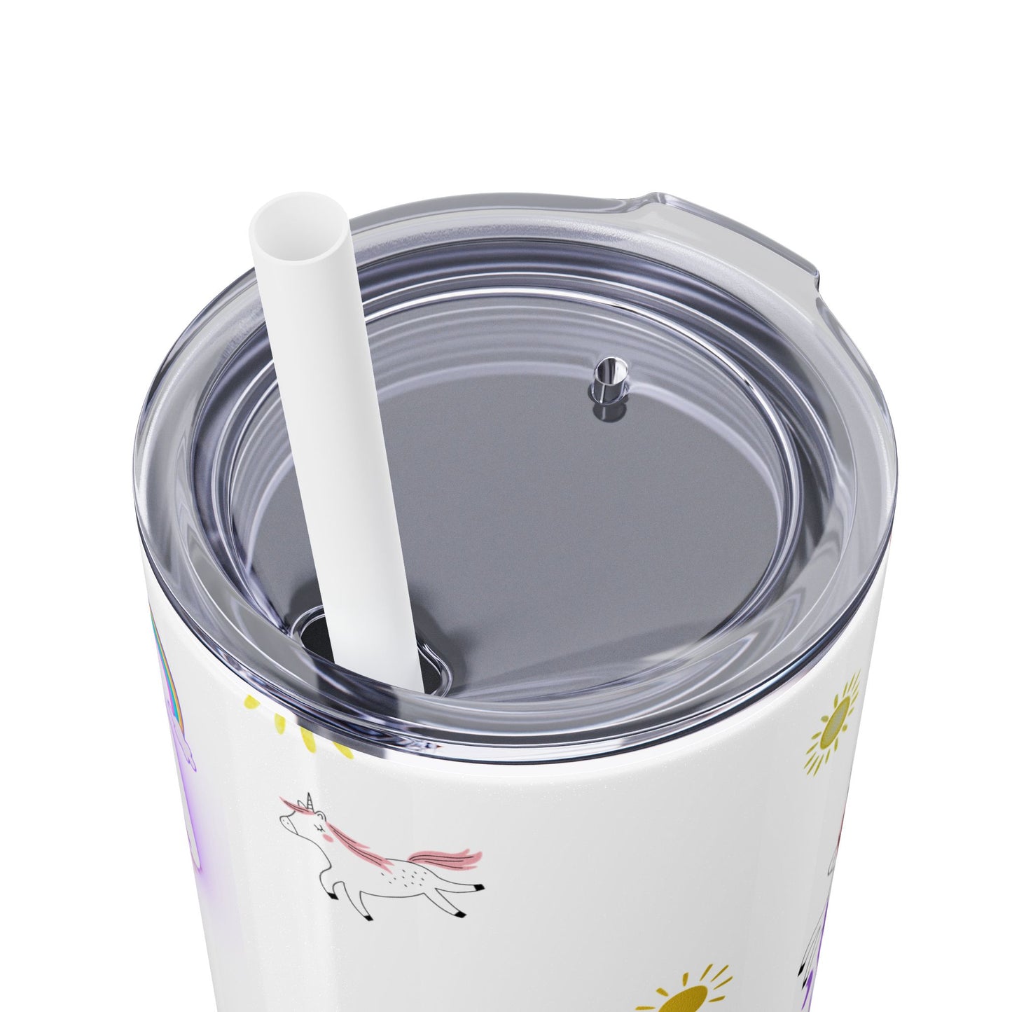 Motivational Unicorn Tumbler - 20oz "Livin' the Dream" funny gift for nurses, EMT’s, paramedics