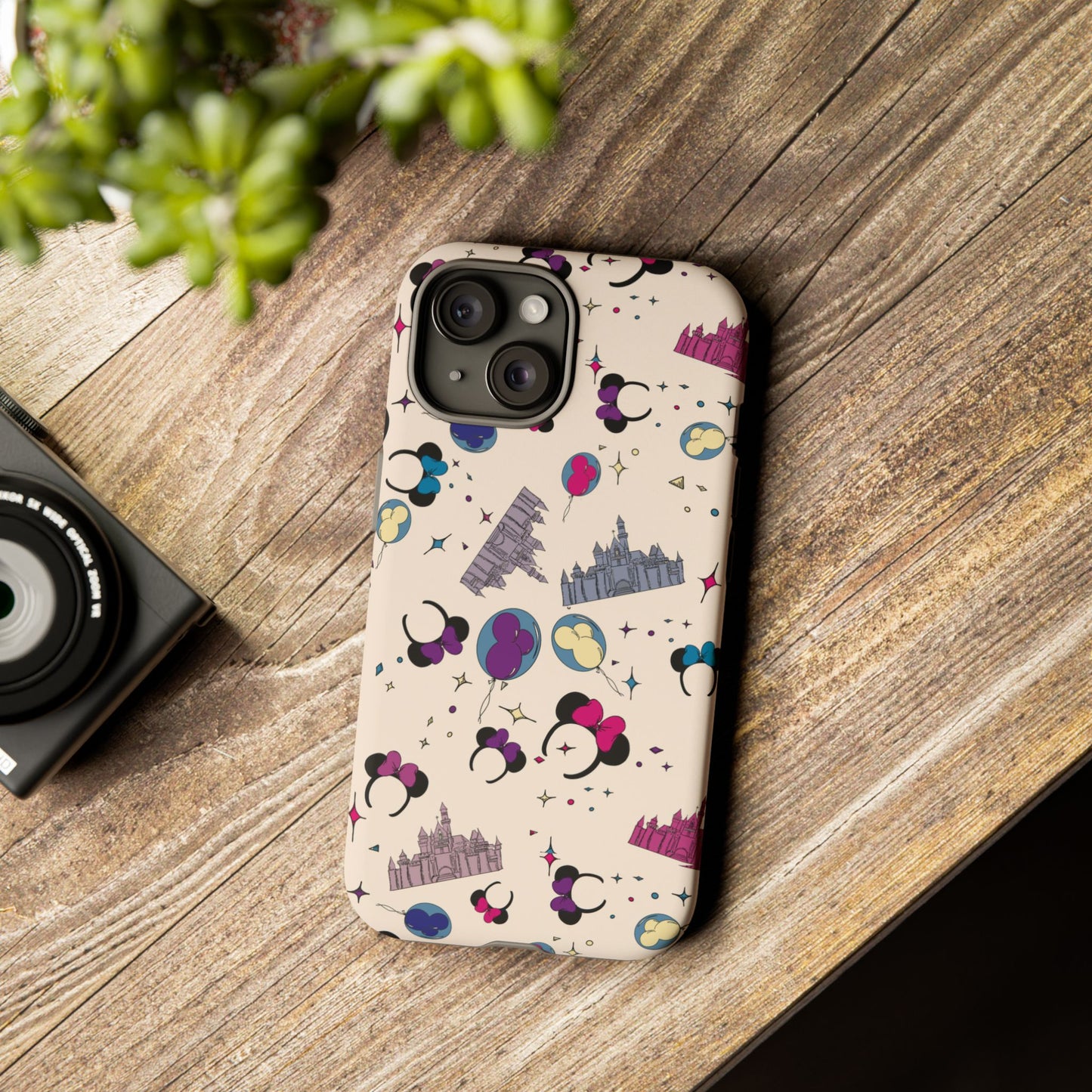 Whimsical Phone Case - Colorful Disney-Inspired Design