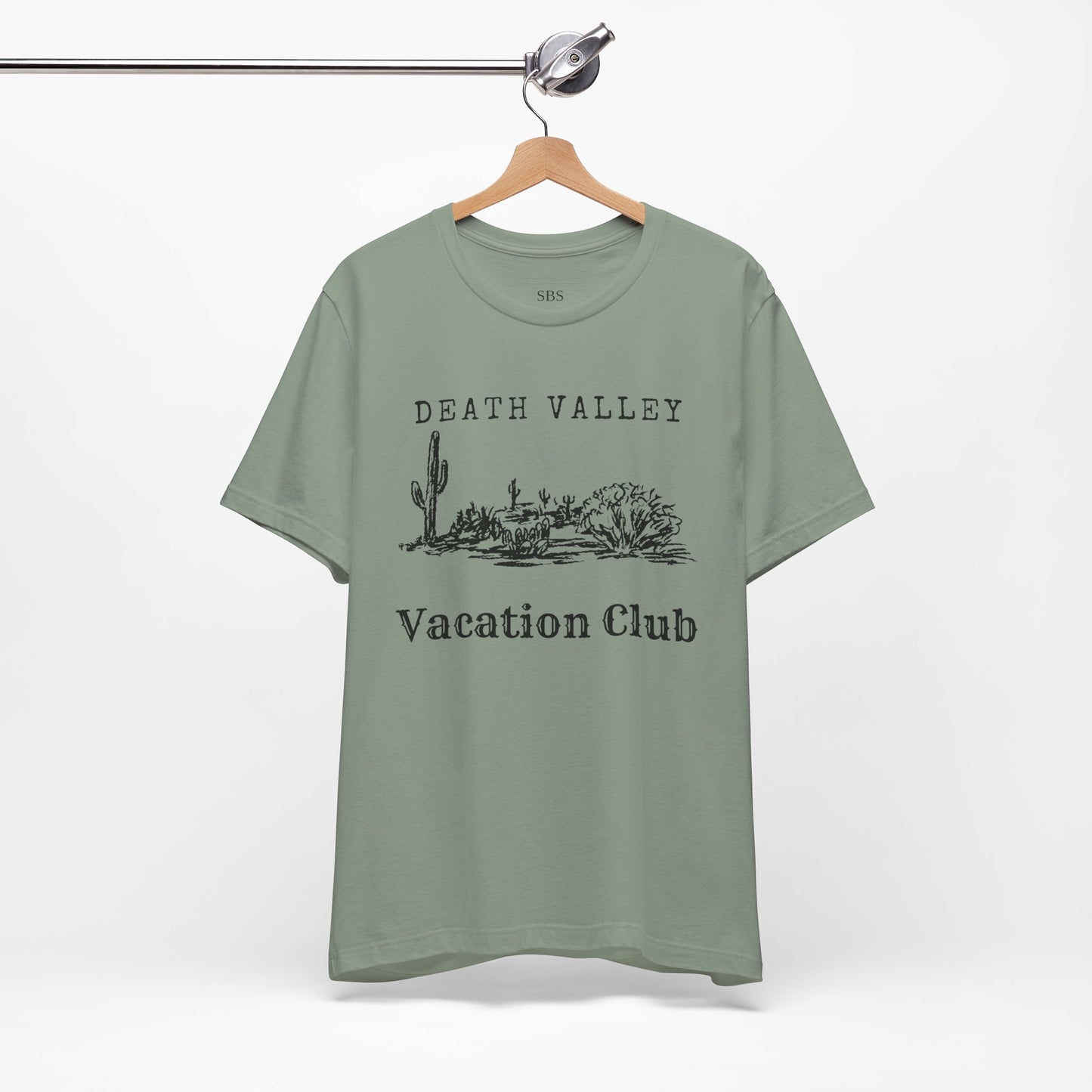 Death Valley Vacation Club Unisex Tee - Casual Cactus Graphic T-Shirt