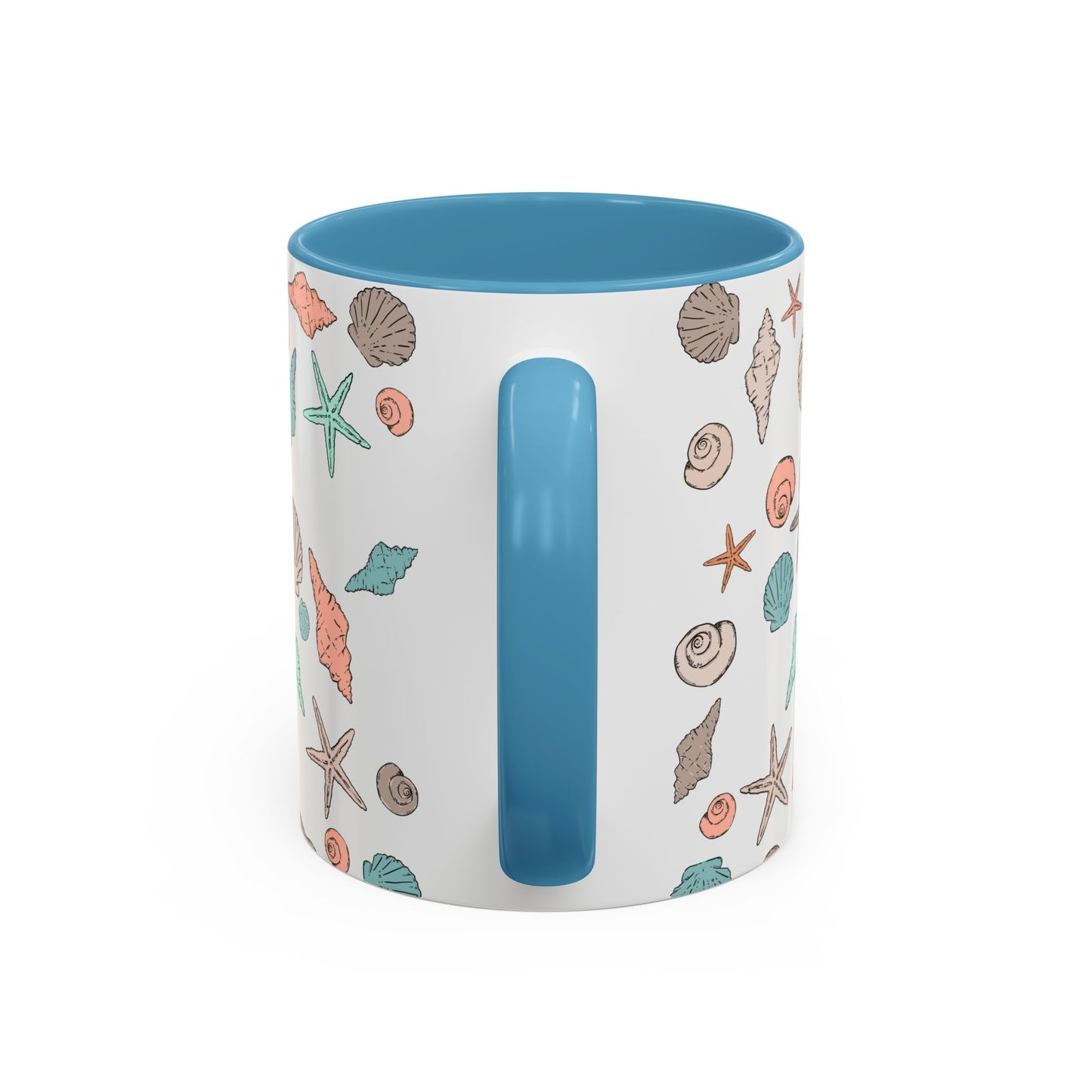 Coastal Seashell Accent Coffee Mug - 11oz & 15oz