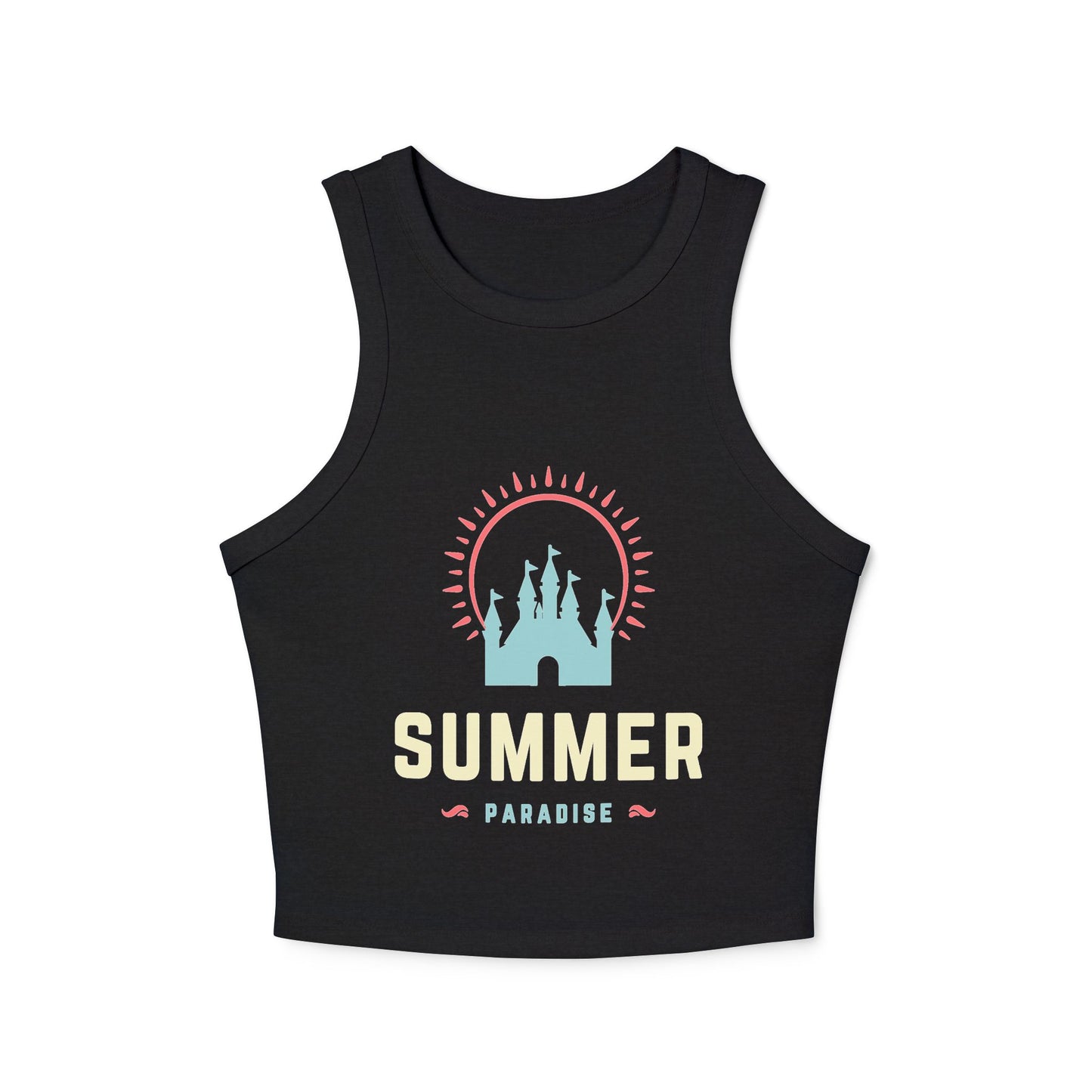 Retro Mickey Mouse Racer Tank Top - Perfect for Summer Vibes