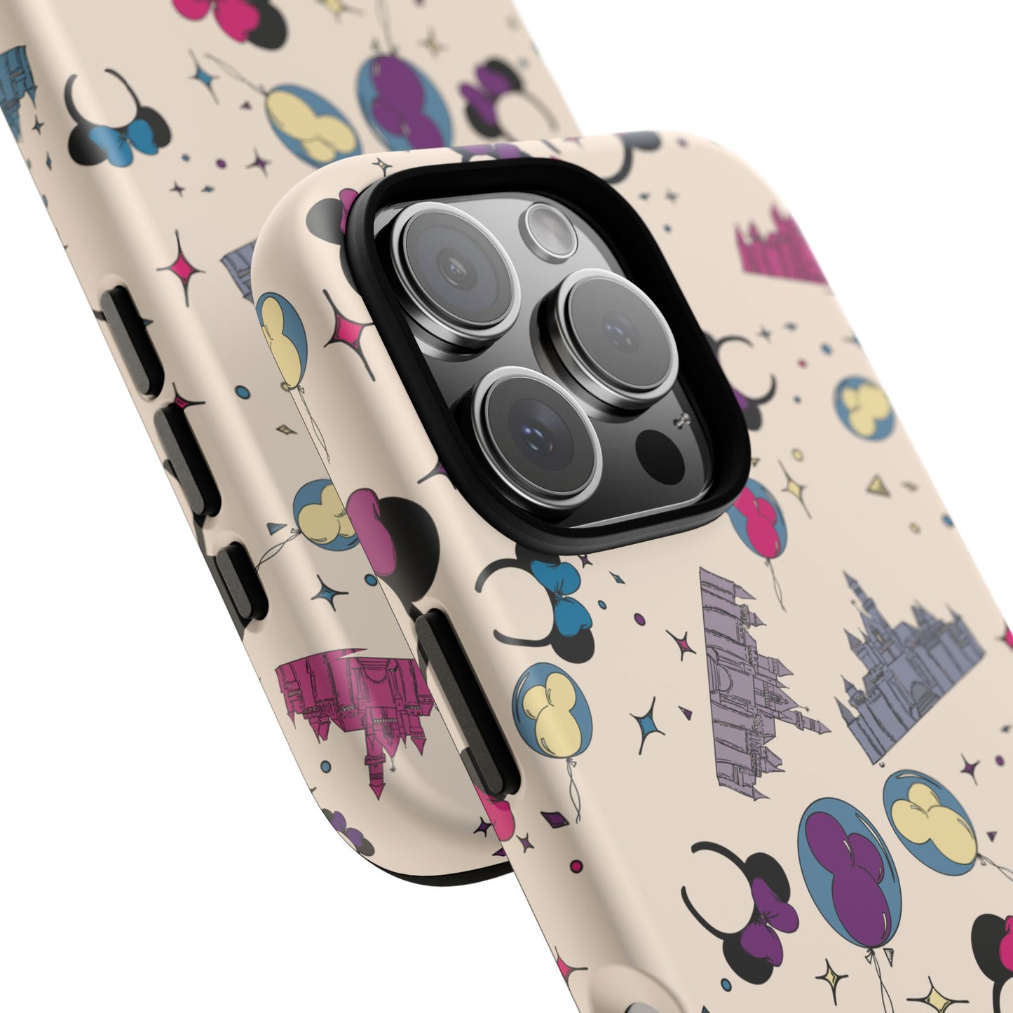 Whimsical Phone Case - Colorful Disney-Inspired Design