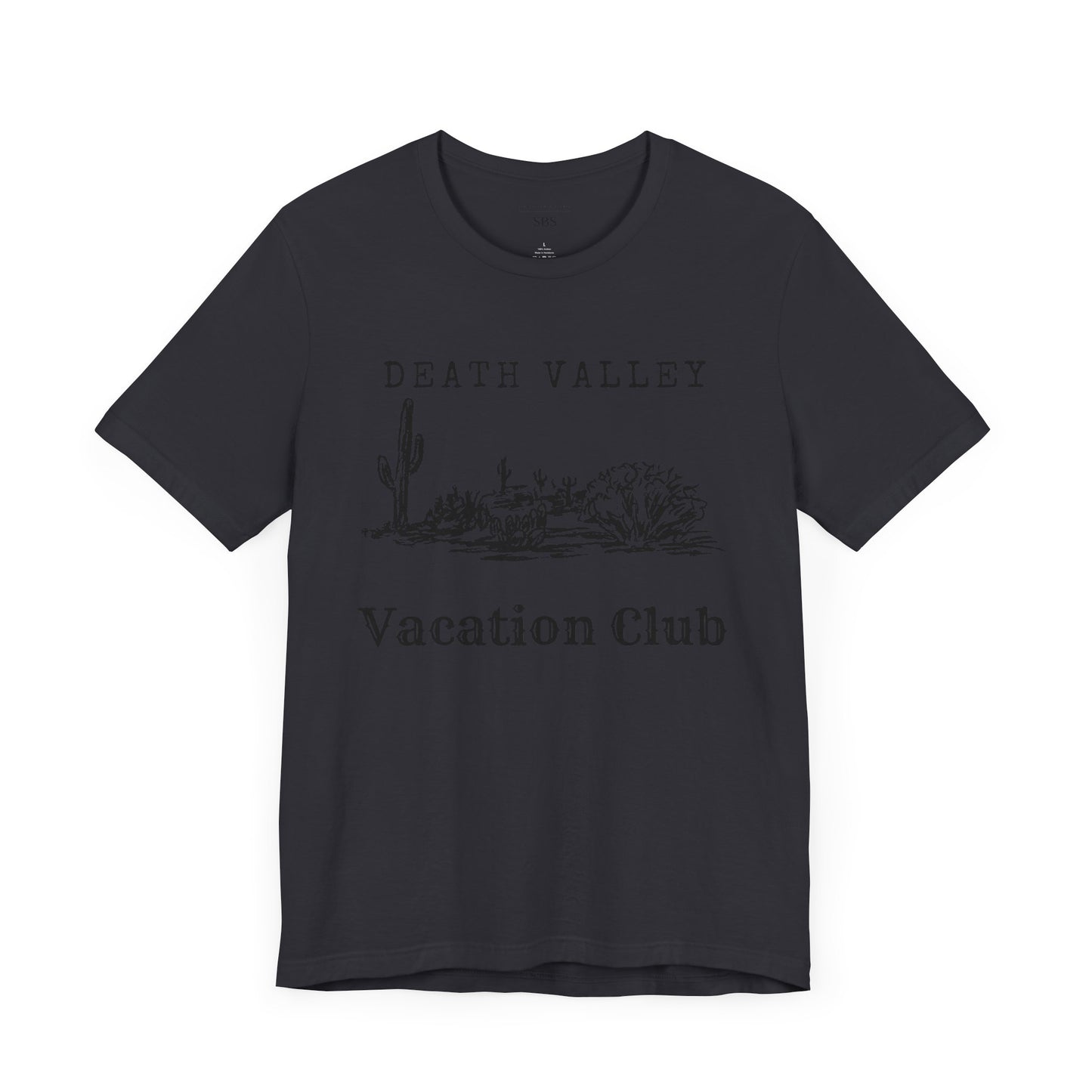 Death Valley Vacation Club Unisex Tee - Casual Cactus Graphic T-Shirt