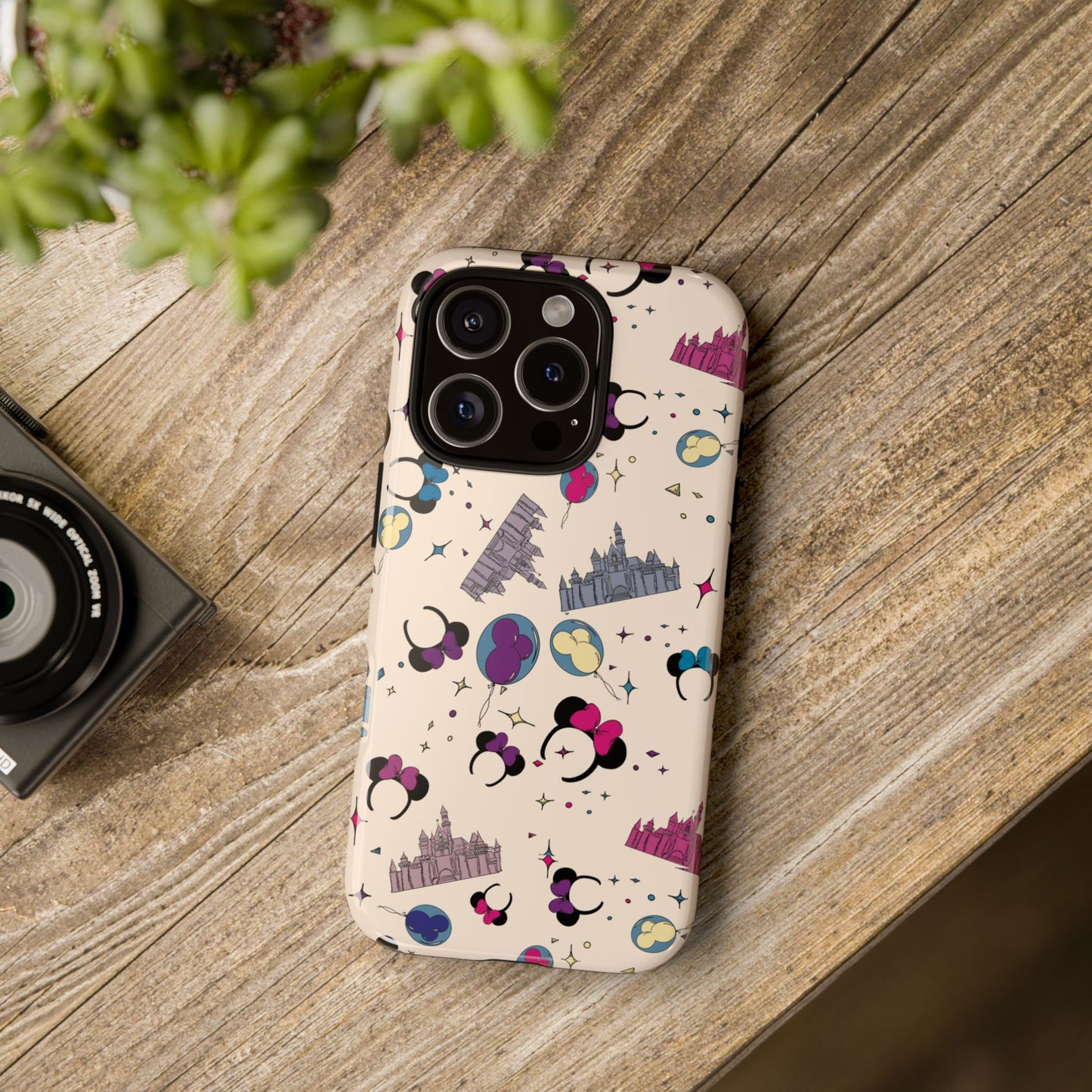 Whimsical Phone Case - Colorful Disney-Inspired Design