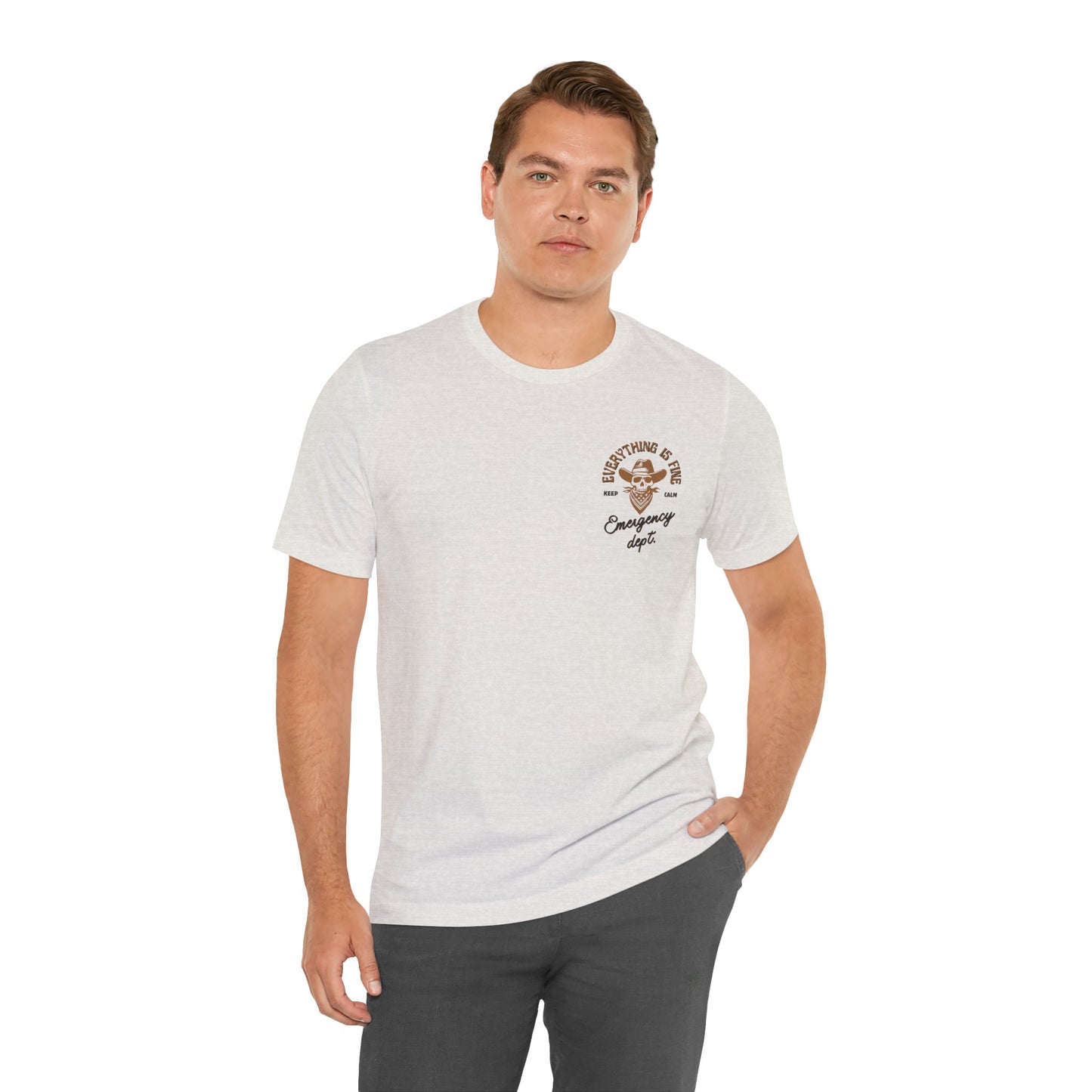 “Everything Is Fine” t Shirt| Emergency Department shirt| nurse shirt| Hospital Staff shirt| Paramedic| ED Tech|